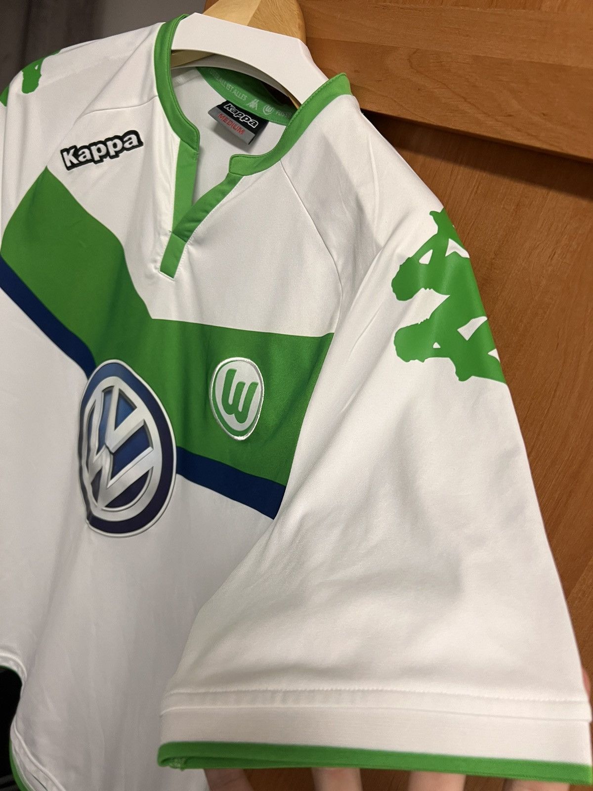 Kappa Kappa Wolfsburg Volkswagen number 34 Rodriguez jersey Size US L / EU 52-54 / 3 - 4 Thumbnail