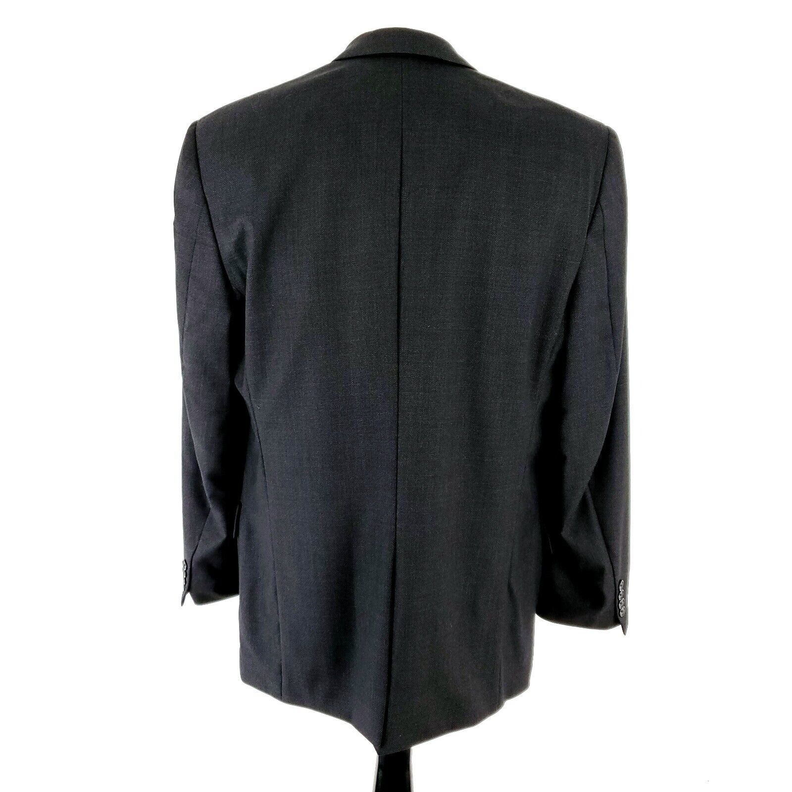 Hart Schaffner Marx Hart Schaffner Marx Nordstrom Wool Blazer 40R Gray Birdseye Size 40R - 5 Thumbnail