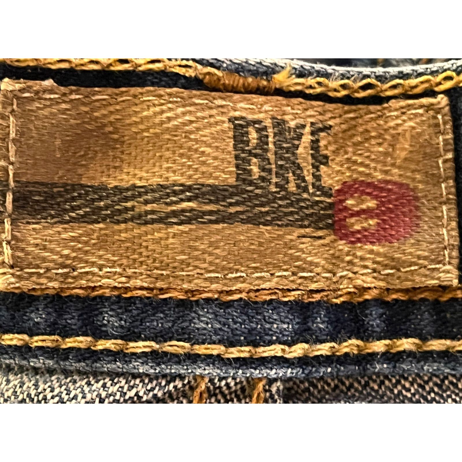 BKE VINTAGE Buckle BKE Tyler Straight Jeans 36 Extra Long Mens Distressed Blue Denim 5-Pocket 35" Inseam Size 36 Mens Size US 36 / EU 52 - 7 Thumbnail