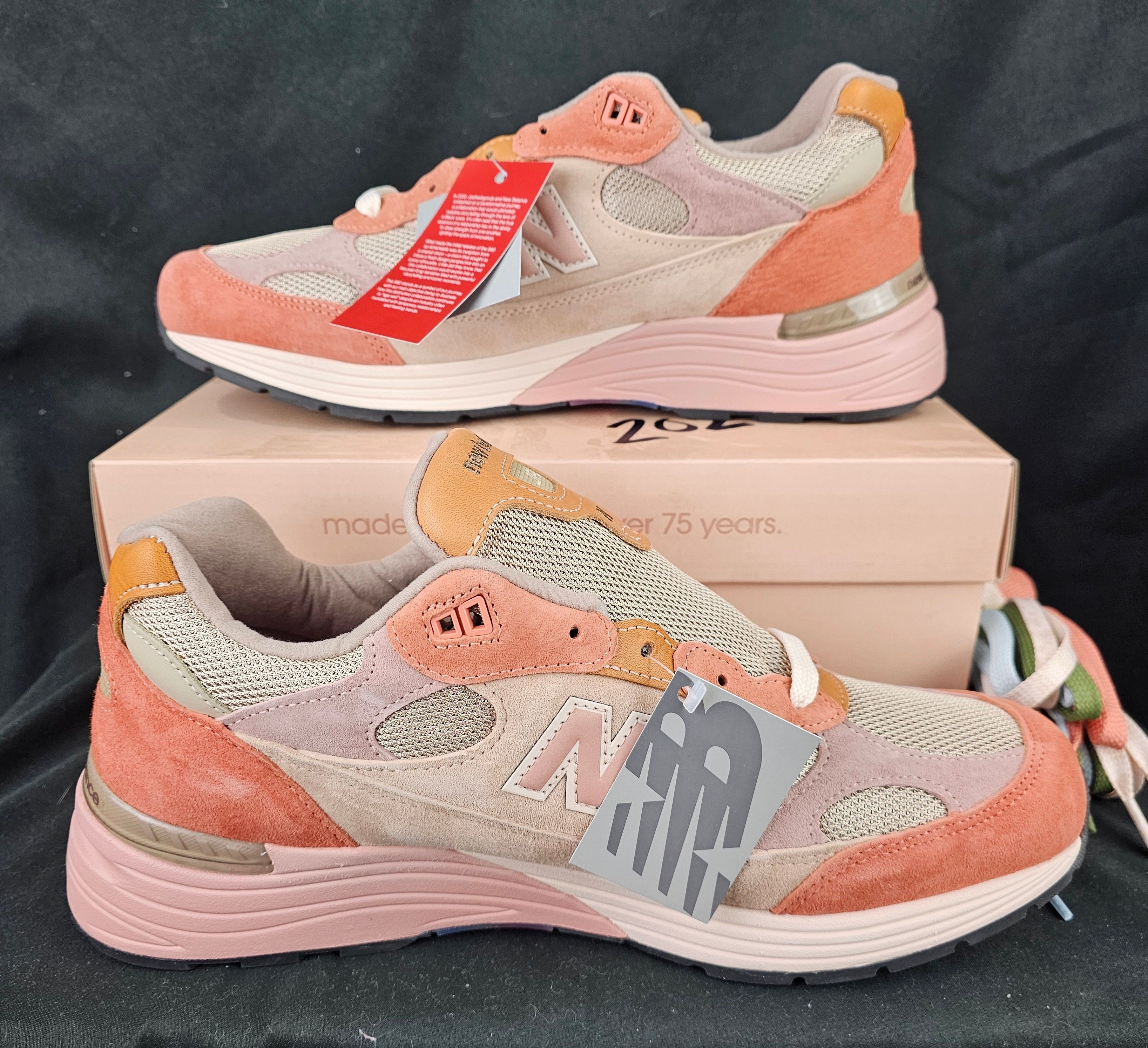 Joe Freshgoods SIGNED BOX Joe Freshgoods x New Balance 992 MiUSA Aged Well Size US 13 / EU 46 - 4 Thumbnail