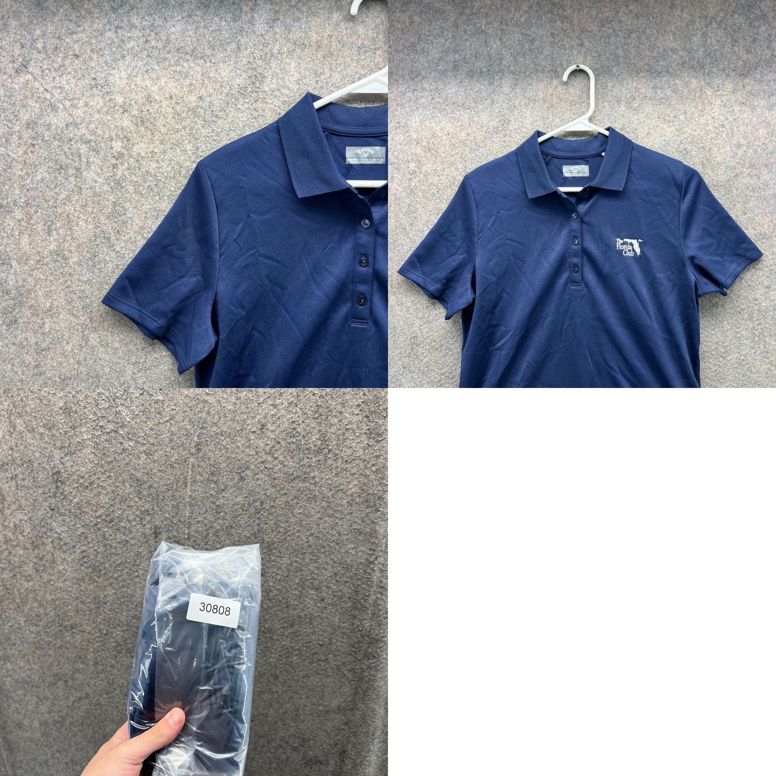 Callaway Callaway Polo Shirt Womens Medium Blue Navy Opti Dri The Florida Club Golf Size M / US 6-8 / IT 42-44 - 9 Thumbnail
