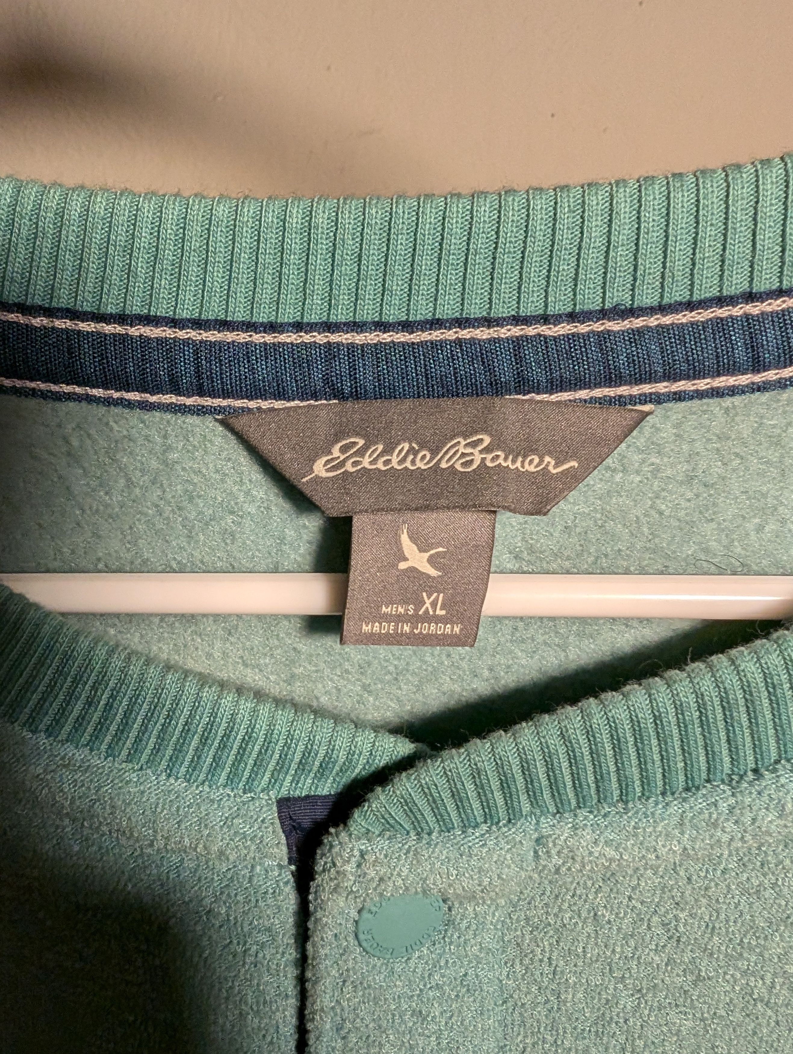 Eddie Bauer Eddie Bauer Mountain Henley Fleece Size US XL / EU 56 / 4 - 4 Thumbnail