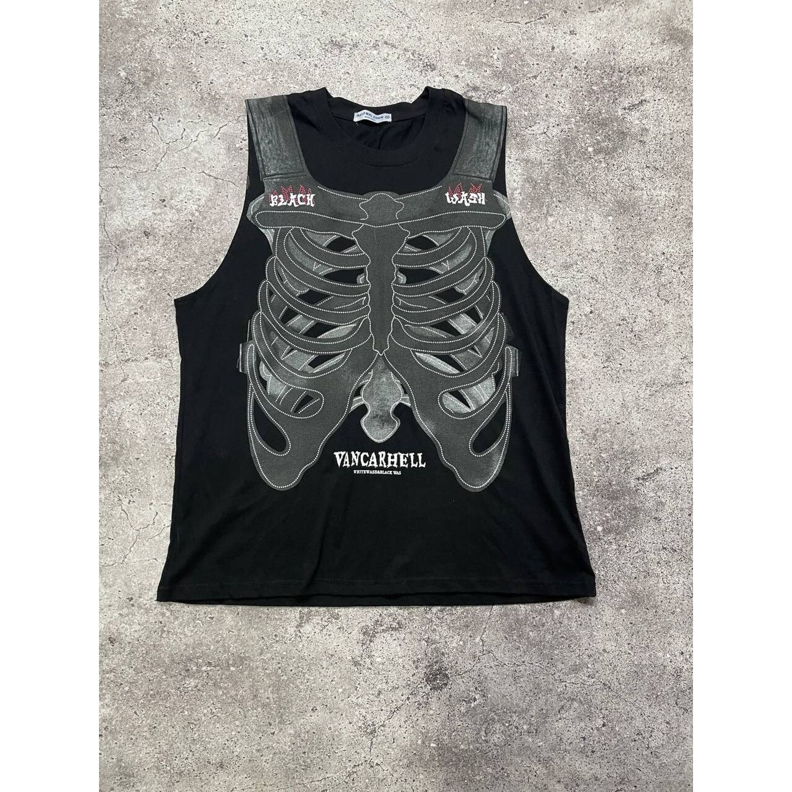 Japanese Brand Vintage Aelfric Eden Sleeveless Tank Black Skeleton Size S Size US S / EU 44-46 / 1 - 2 Thumbnail