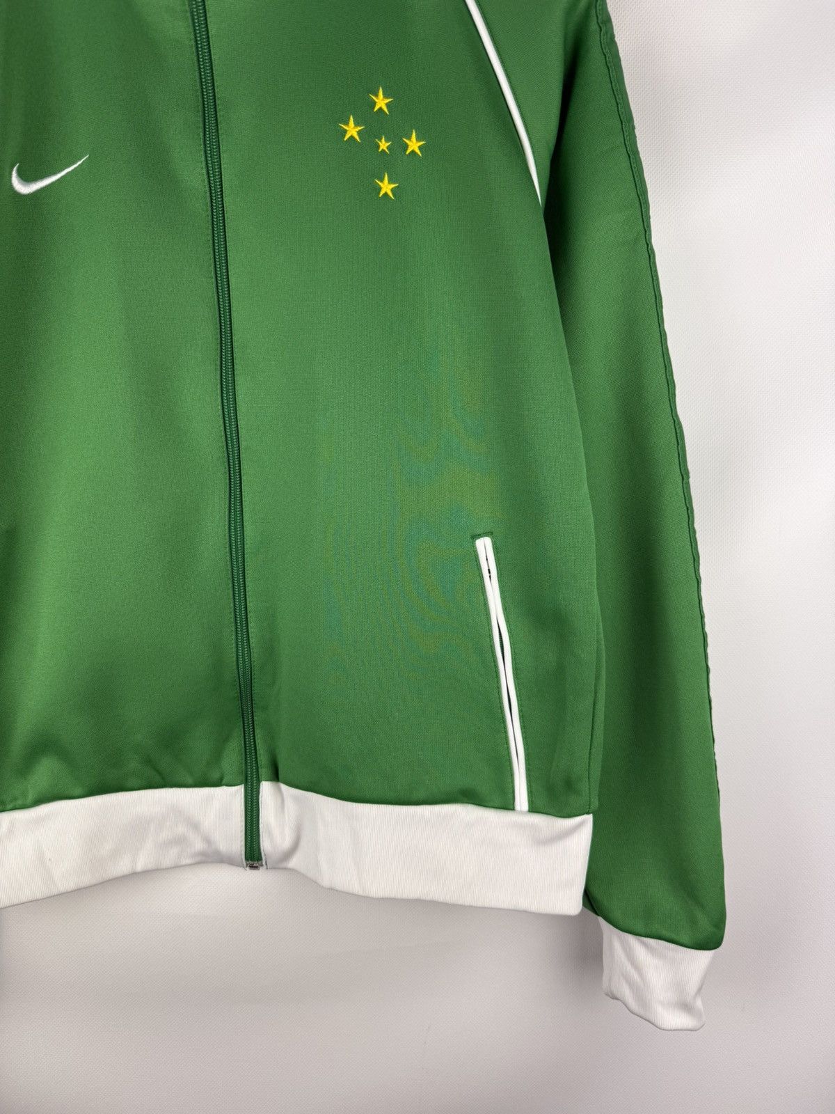 Nike Nike Brazil Vintage Soccer Track Top Jacket Size M Size US M / EU 48-50 / 2 - 6 Thumbnail