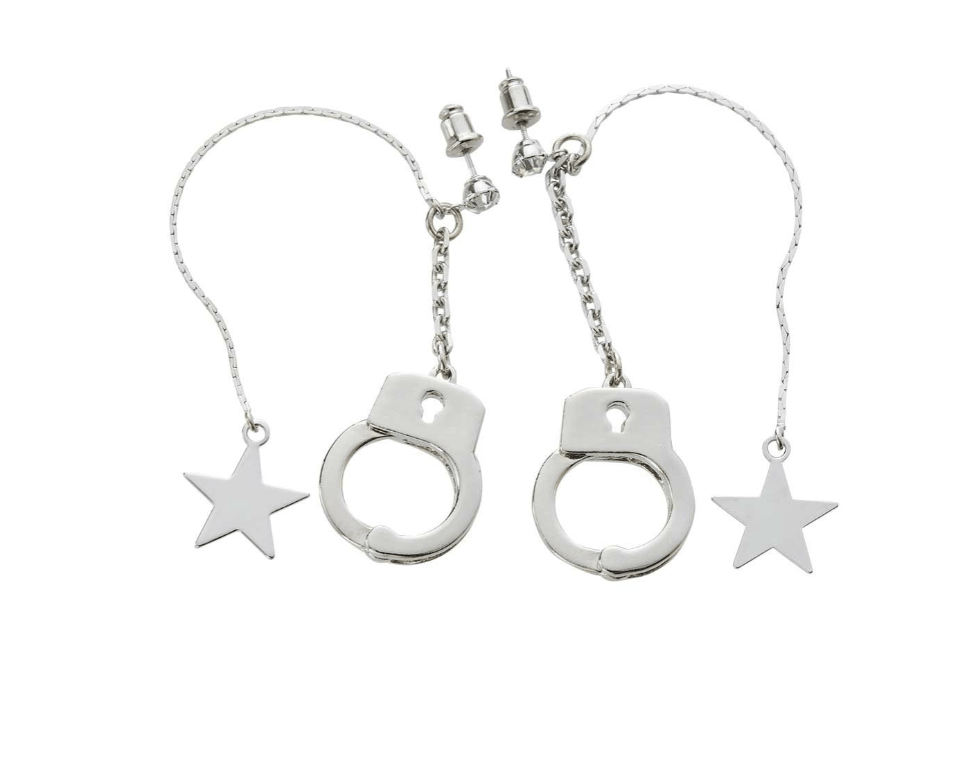 Hysteric Glamour HYSTERIC GLAMOUR WOMEN HANDCUFFS earrings brass Size ONE SIZE - 2 Thumbnail