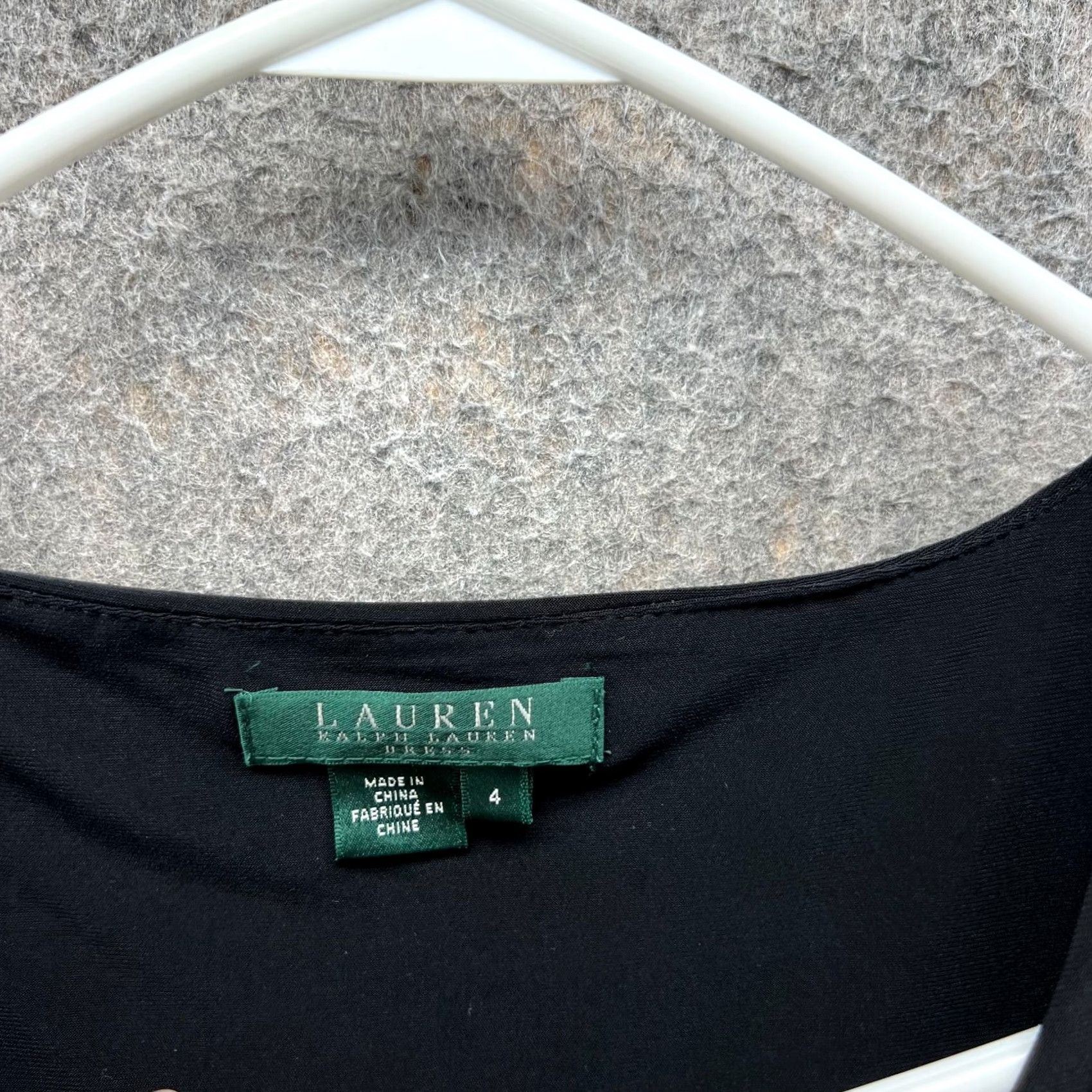 Ralph Lauren VINTAGE? No - Lauren Ralph Lauren Dress Women 4 Ladies Black Sleeveless Polyester A line Size S / US 4 / IT 40 - 7 Thumbnail