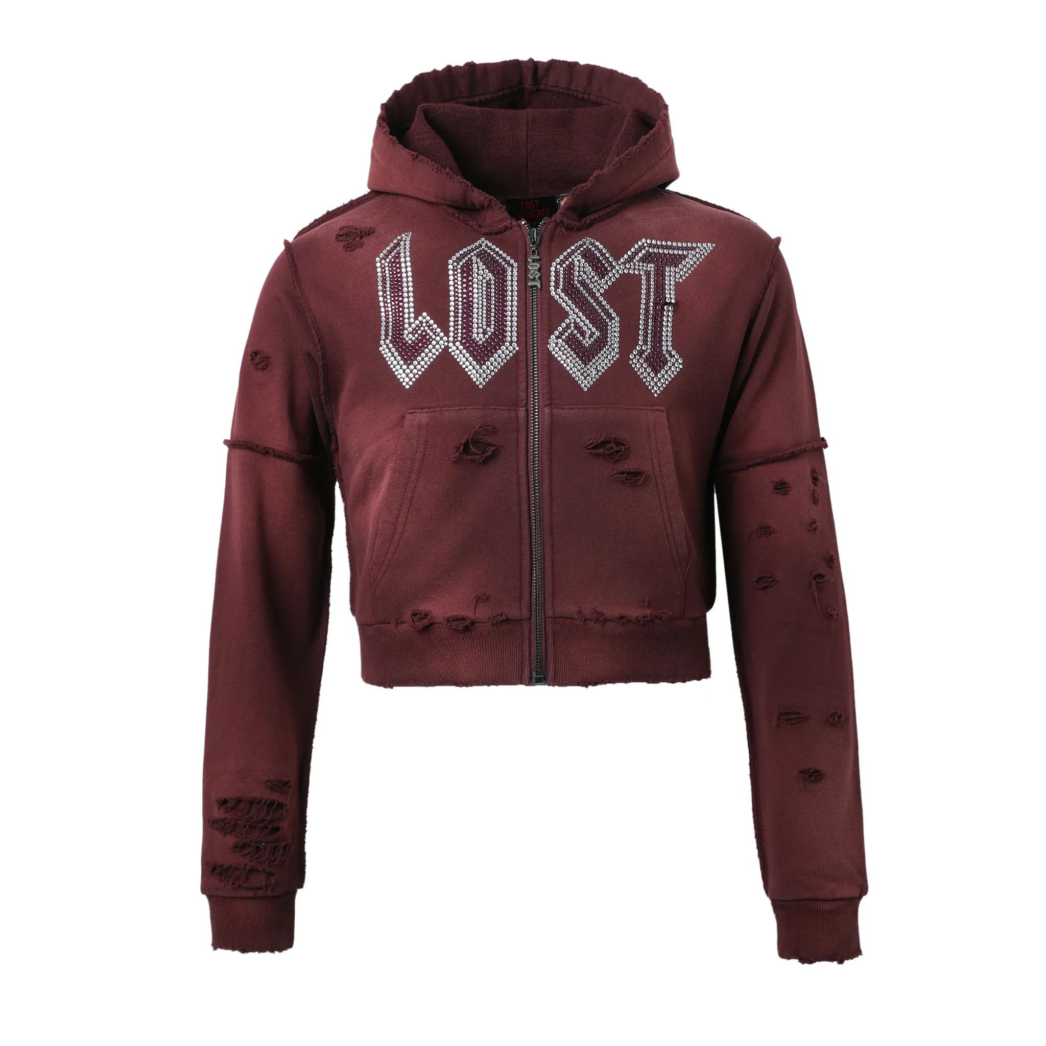 Other Lost Intricacy Hoodie Burgundy (Women's) Size M / US 6-8 / IT 42-44 - 1 Thumbnail