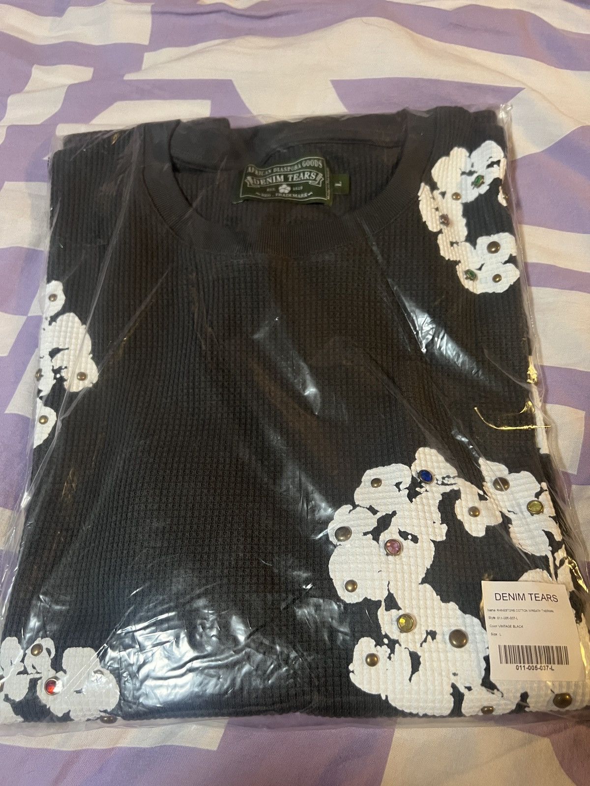 DENIM TEARS Long Sleeve Cotton Wreath L