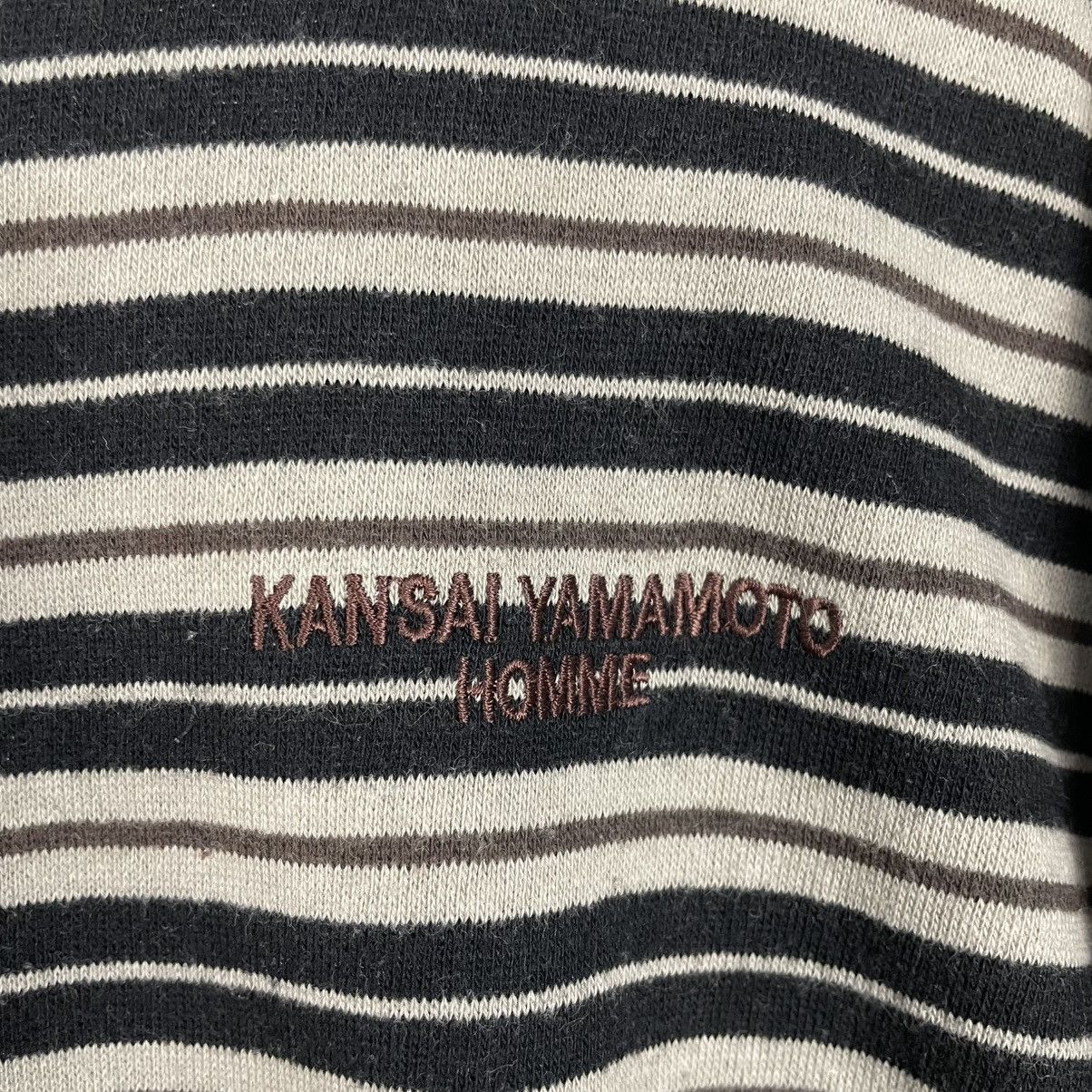Kansai Yamamoto Kansai Yamamoto Homme Striped Sweatshirt Size US L / EU 52-54 / 3 - 10 Thumbnail