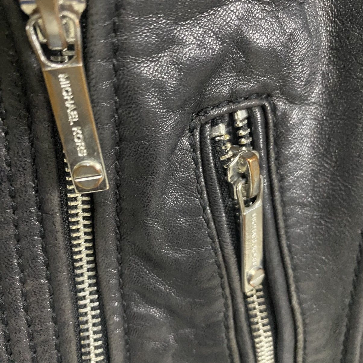 Michael Kors Michael Kors Leather Jacket Size XS / US 0-2 / IT 36-38 - 13 Thumbnail