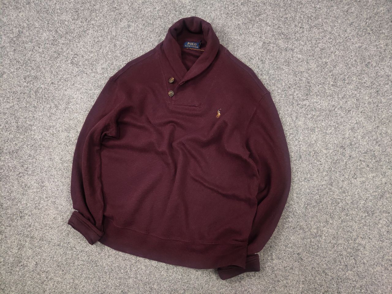 Polo Ralph Lauren Vintage Polo Ralph Lauren Logo Half-Buttoned Jumper Pullover Size US S / EU 44-46 / 1 - 4 Thumbnail