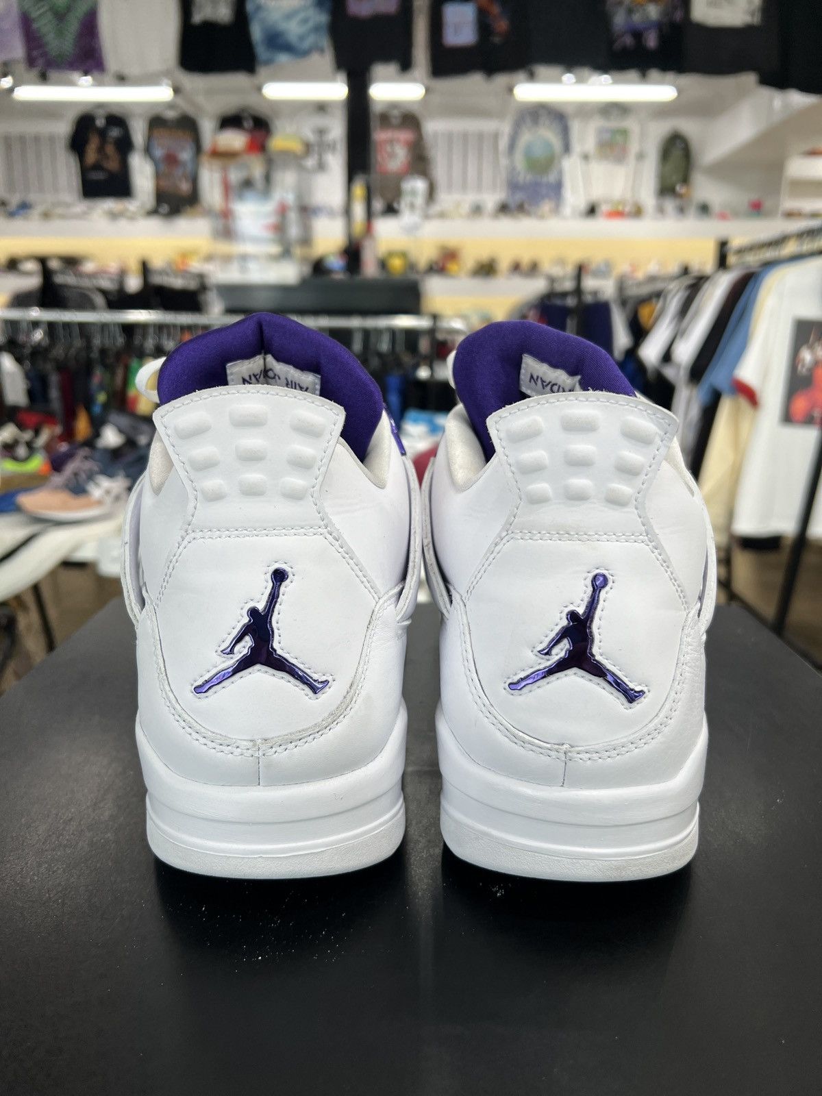 Jordan Brand Air Jordan 4 Metallic Purple Sz. 13 (2020) Size US 13 / EU 46 - 5 Thumbnail