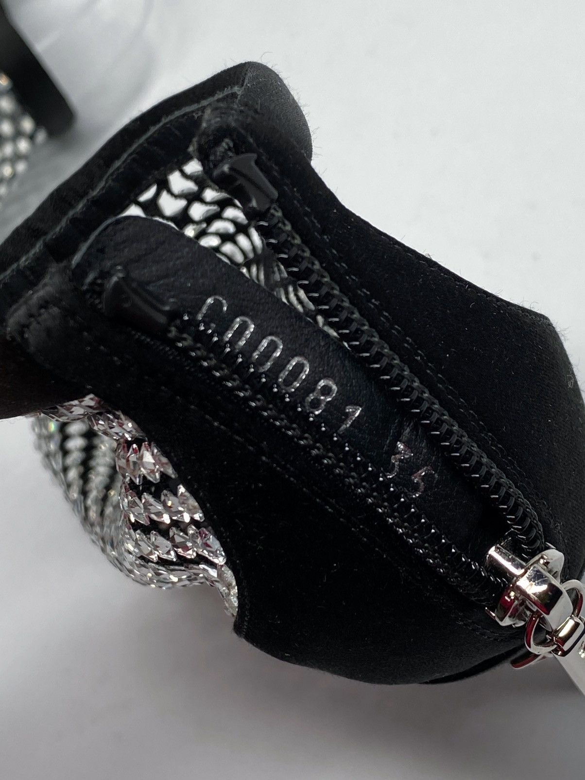Dolce & Gabbana Dolce & Gabbana mesh crystal embellished satin pumps size 35 Size US 5 / IT 35 - 14 Thumbnail