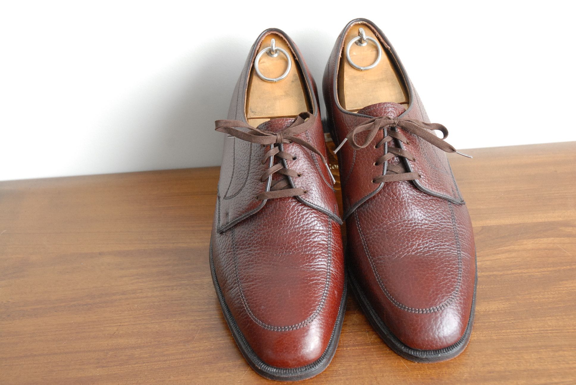 Florsheim Blue Window Pebble Grain Derby Size US 11 / EU 44 - 3 Thumbnail