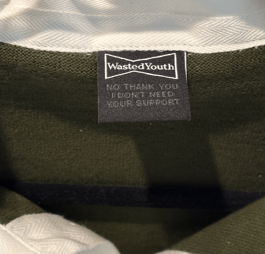 Girls Don't Cry Wasted Youth Men's Green Polo-Long Sleeve Size US M / EU 48-50 / 2 - 3 Thumbnail