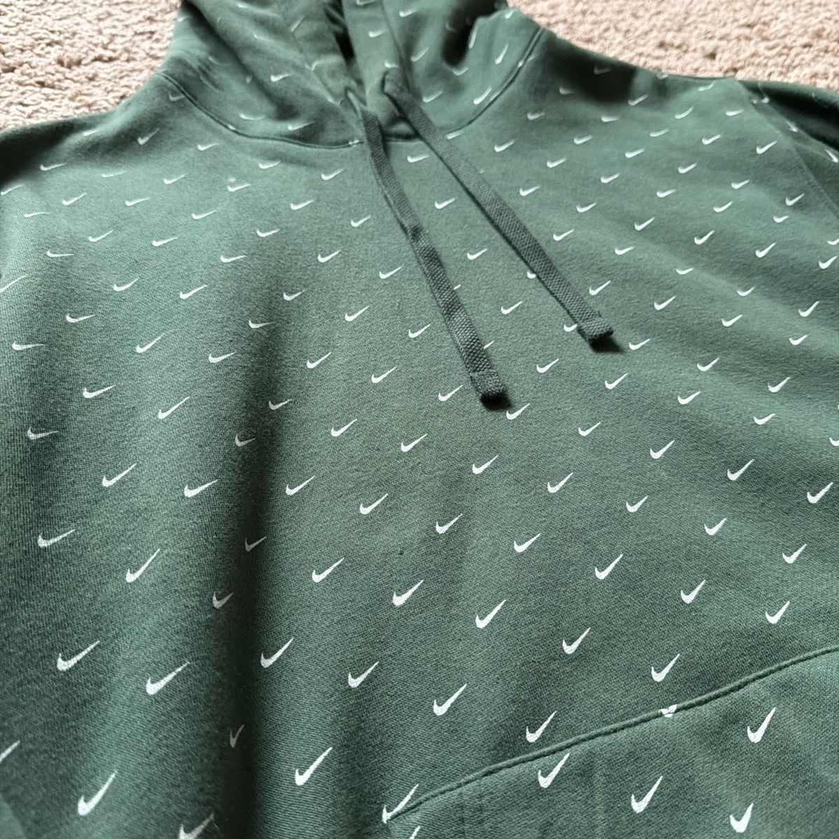 Nike Nike Green Hoodie Size US L / EU 52-54 / 3 - 3 Thumbnail
