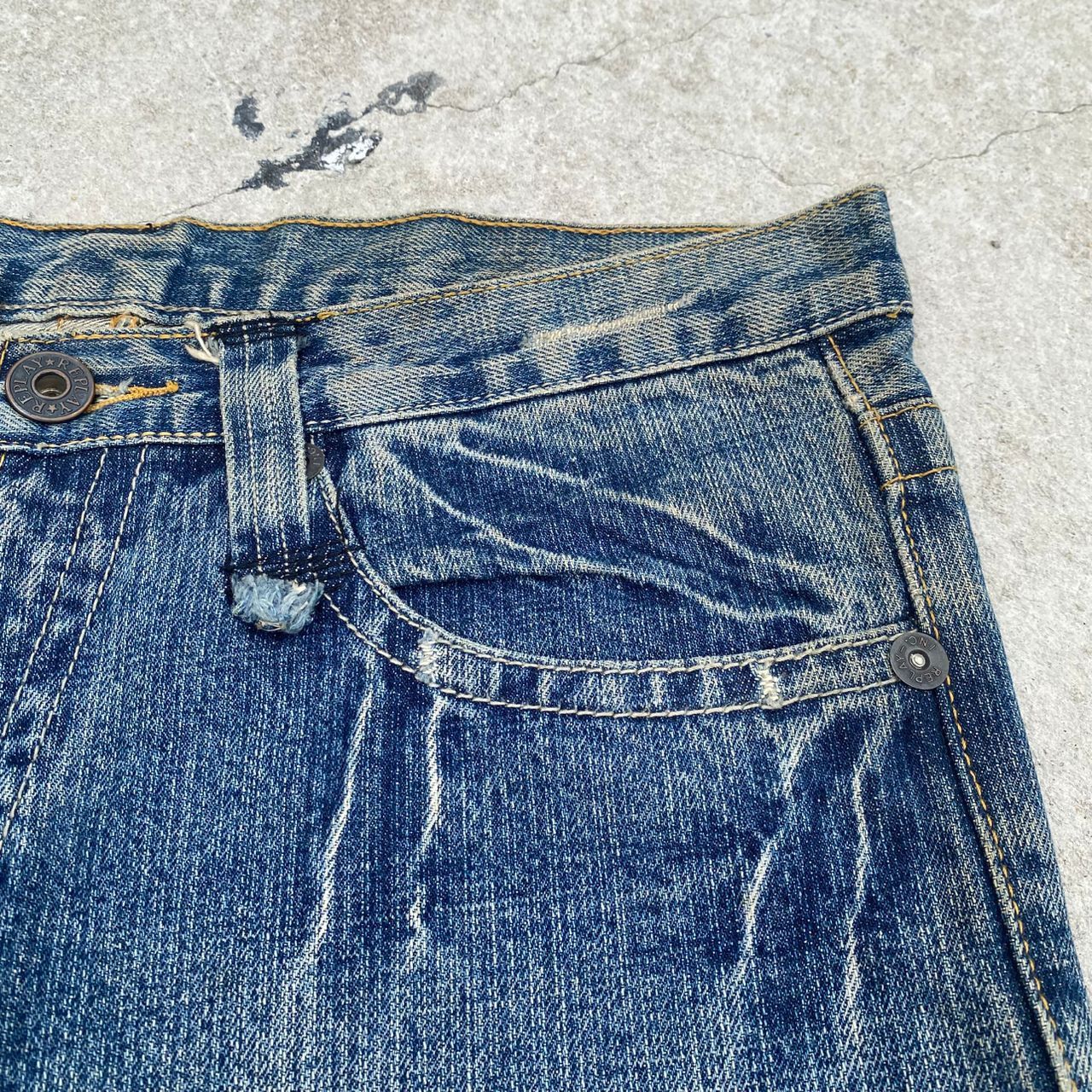 Replay Vintage Replay Brand Flared Denim Jeans Size US 33 - 12 Thumbnail