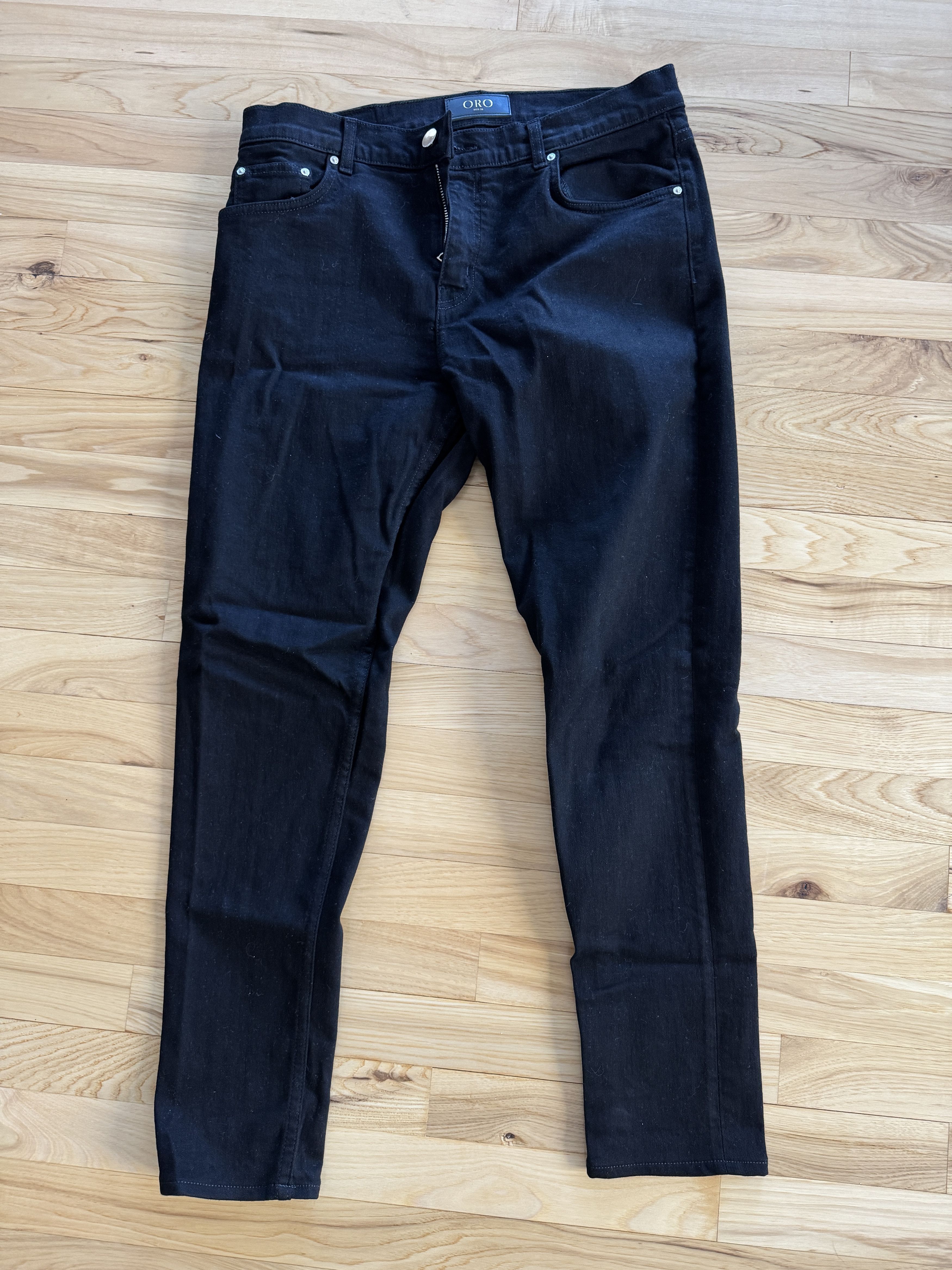 Oro Los Angeles The Noir Rista Denim 32x30 Size US 32 / EU 48 - 2 Thumbnail