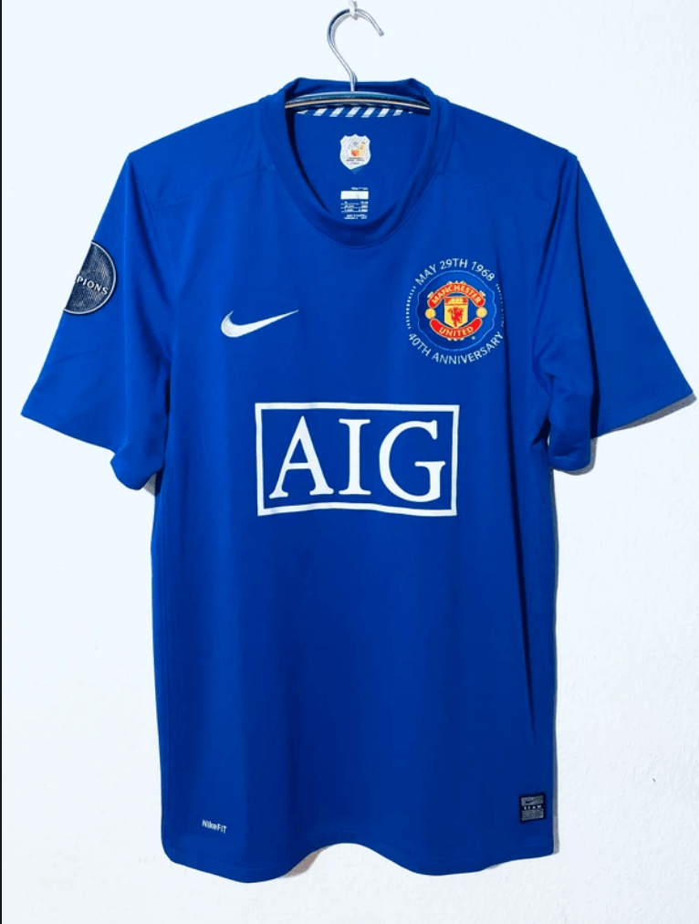 Nike Manchester United *Giggs* Third Jersey 2008 - 2009 3rd Size US M / EU 48-50 / 2 - 2 Thumbnail
