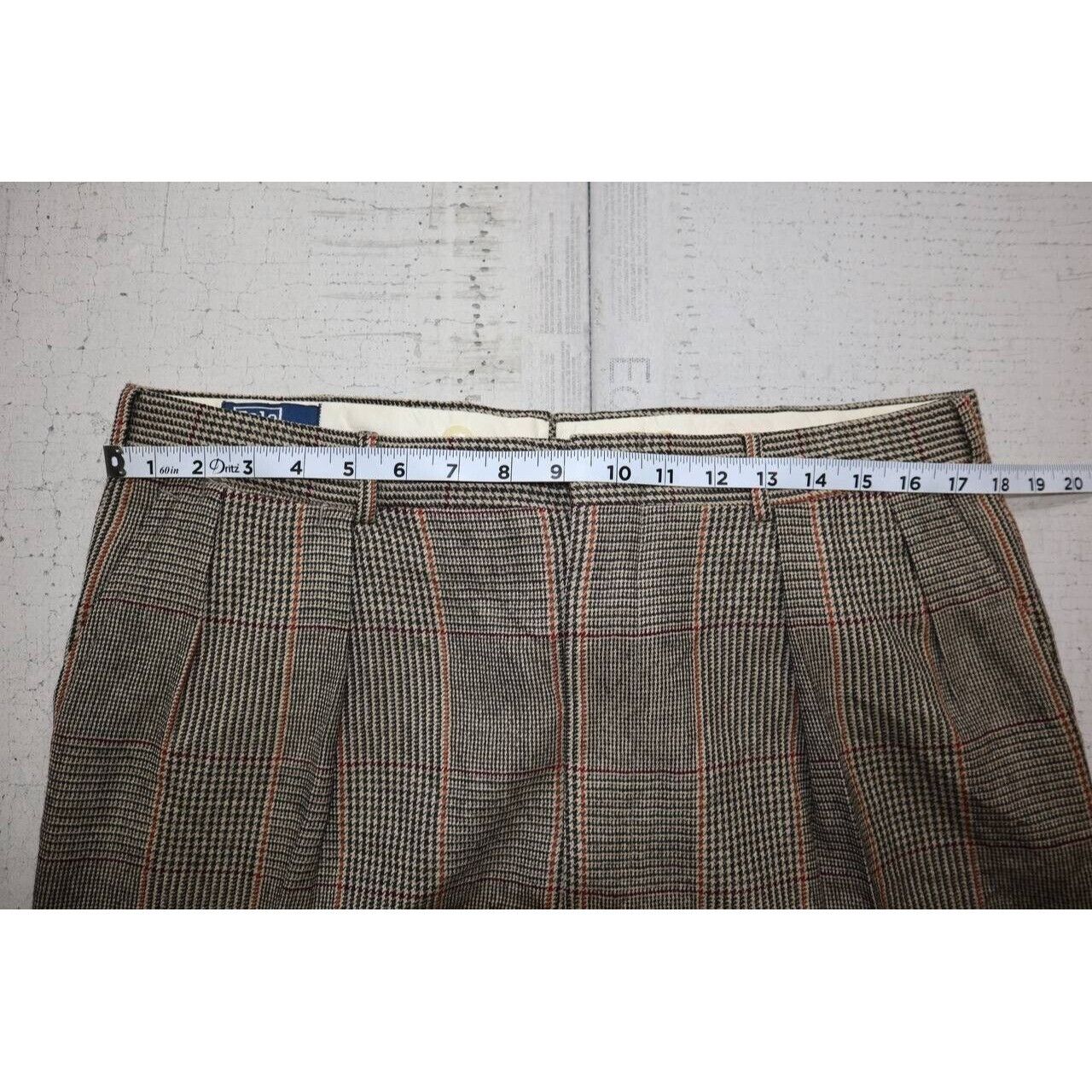 Polo Ralph Lauren VINTAGE 70s Polo Ralph Lauren Pants Trousers Stripe Square Size US 36 / EU 52 - 5 Thumbnail