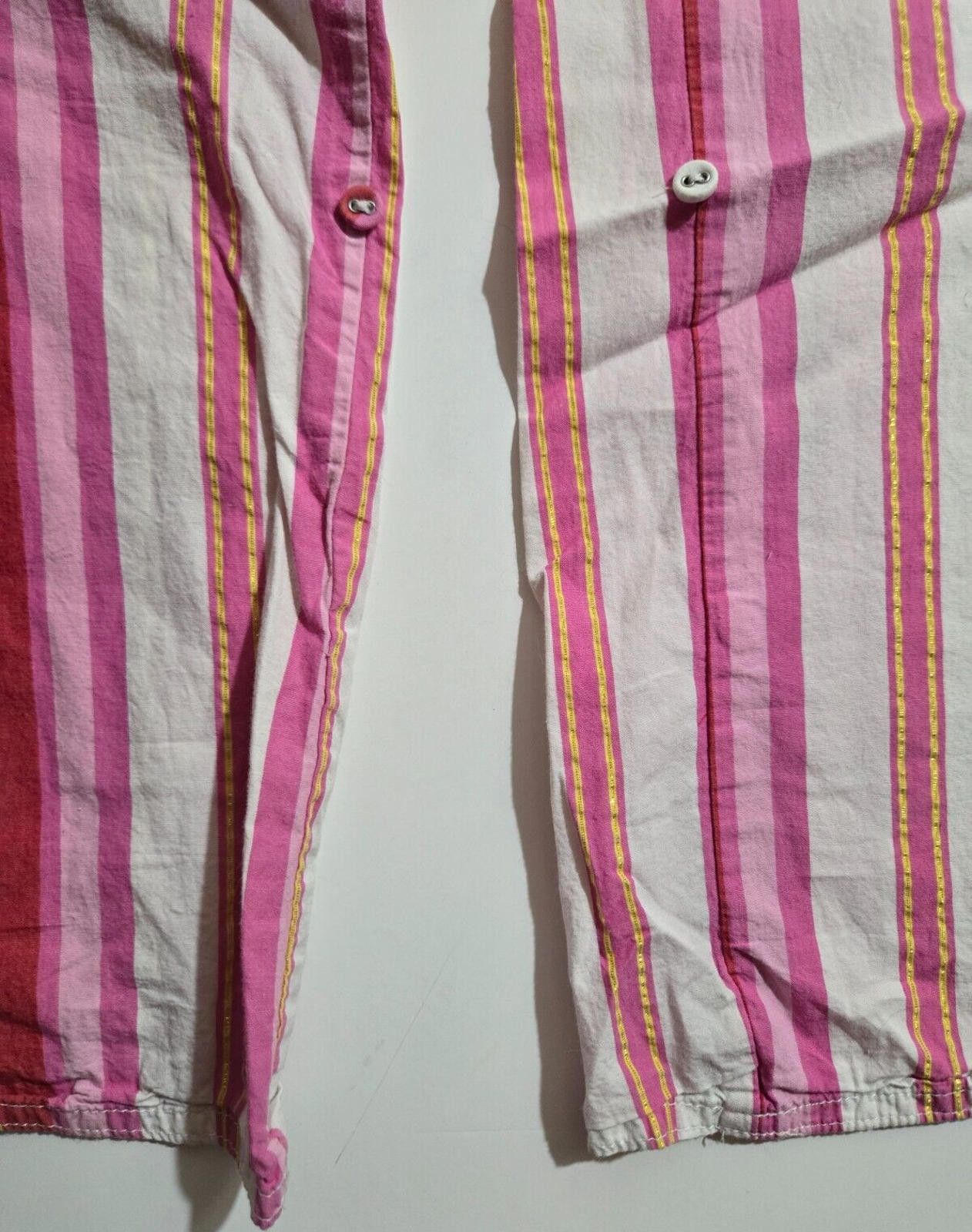 Designer Victorias Secret PINK Vintage Lounge Pants Capri M EUC RARE Size 32" / US 10 / IT 46 - 3 Thumbnail