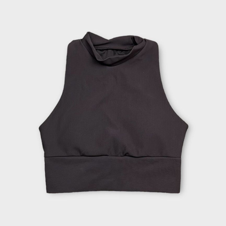 Kyodan Kyodan | Griffintown Ribbed Mock Neck Bra Top | Small Size ONE SIZE - 1 Thumbnail