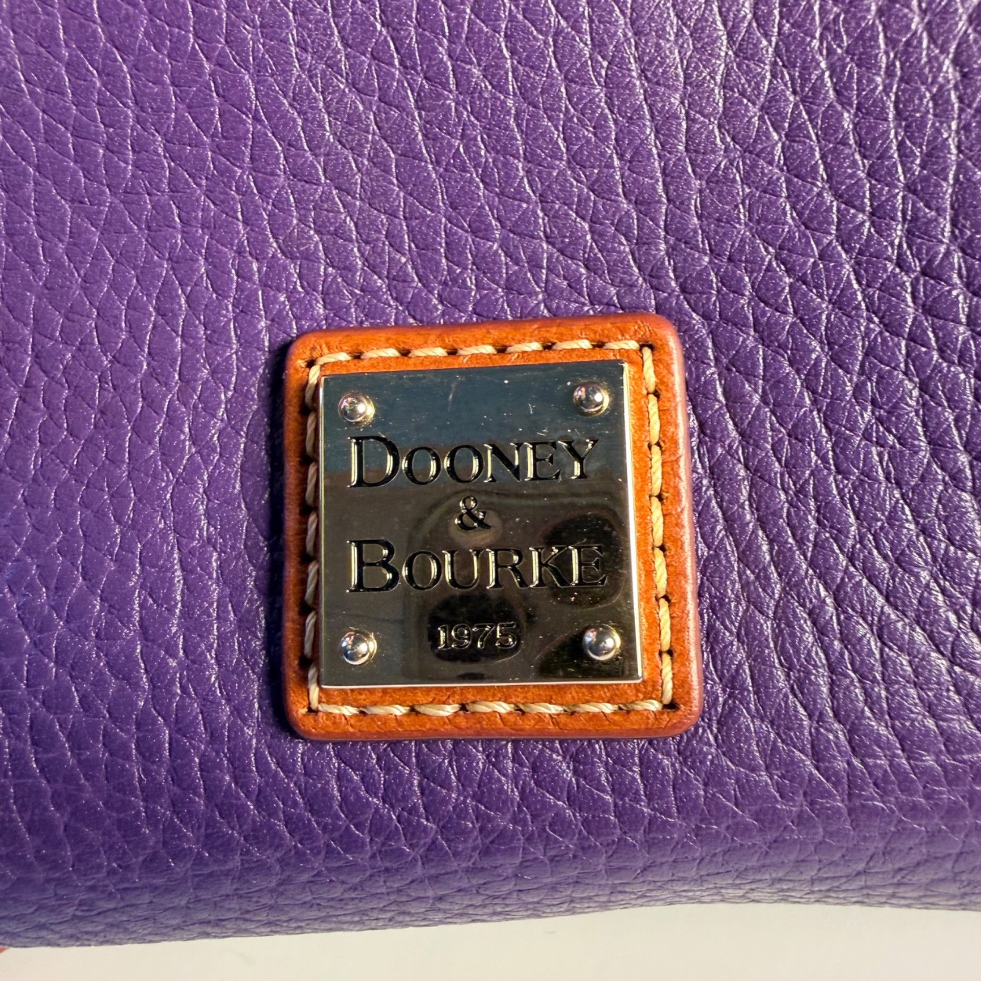 Dooney & Bourke Dooney & Bourke Pebble Grain Leather Crossbody - Deep Violet Size ONE SIZE - 6 Thumbnail