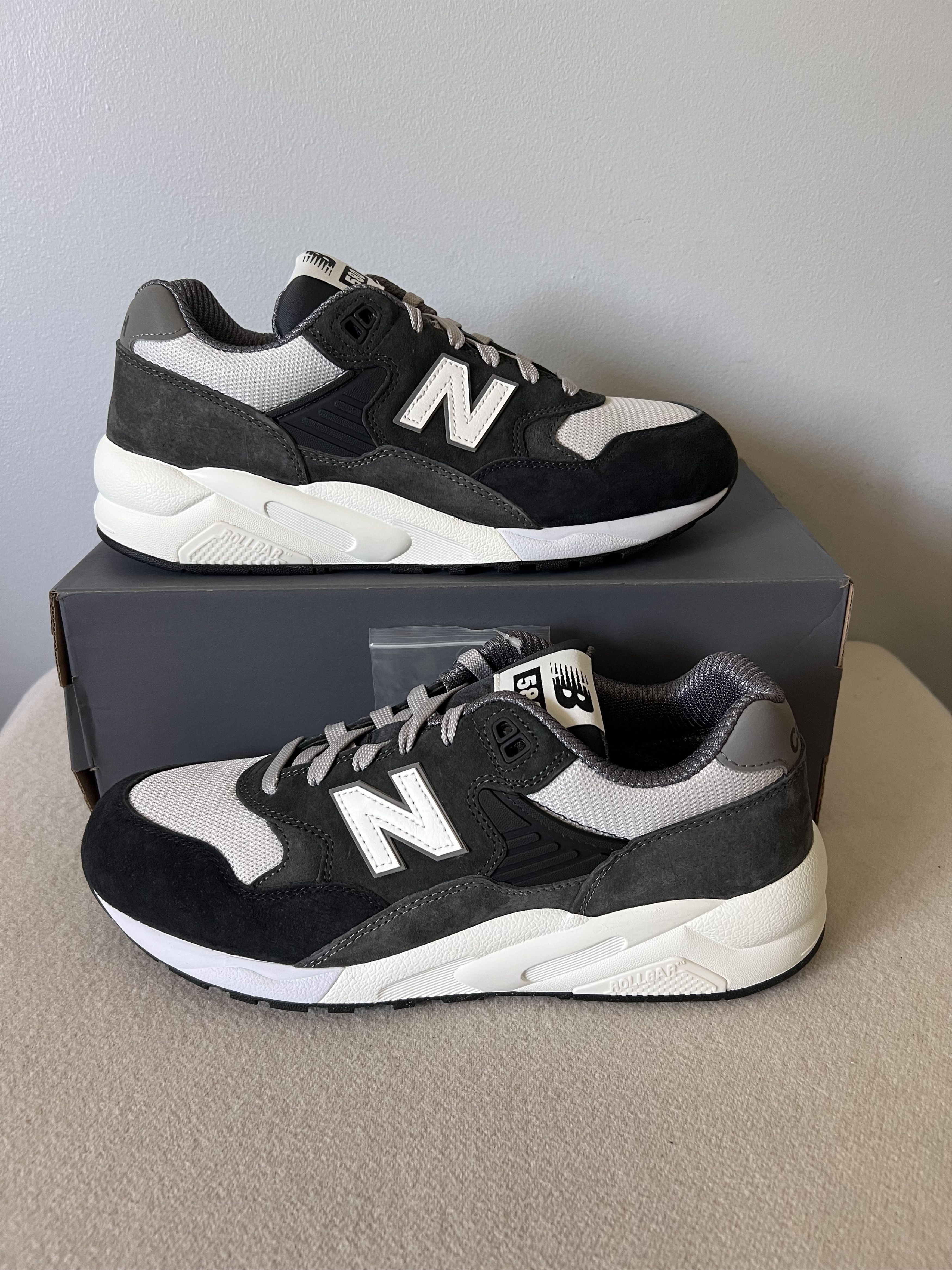 Comme des Garcons × New Balance Comme des Garcons New Balance 580 Sneakers in Black Size US 10 / EU 43 - 2 Thumbnail