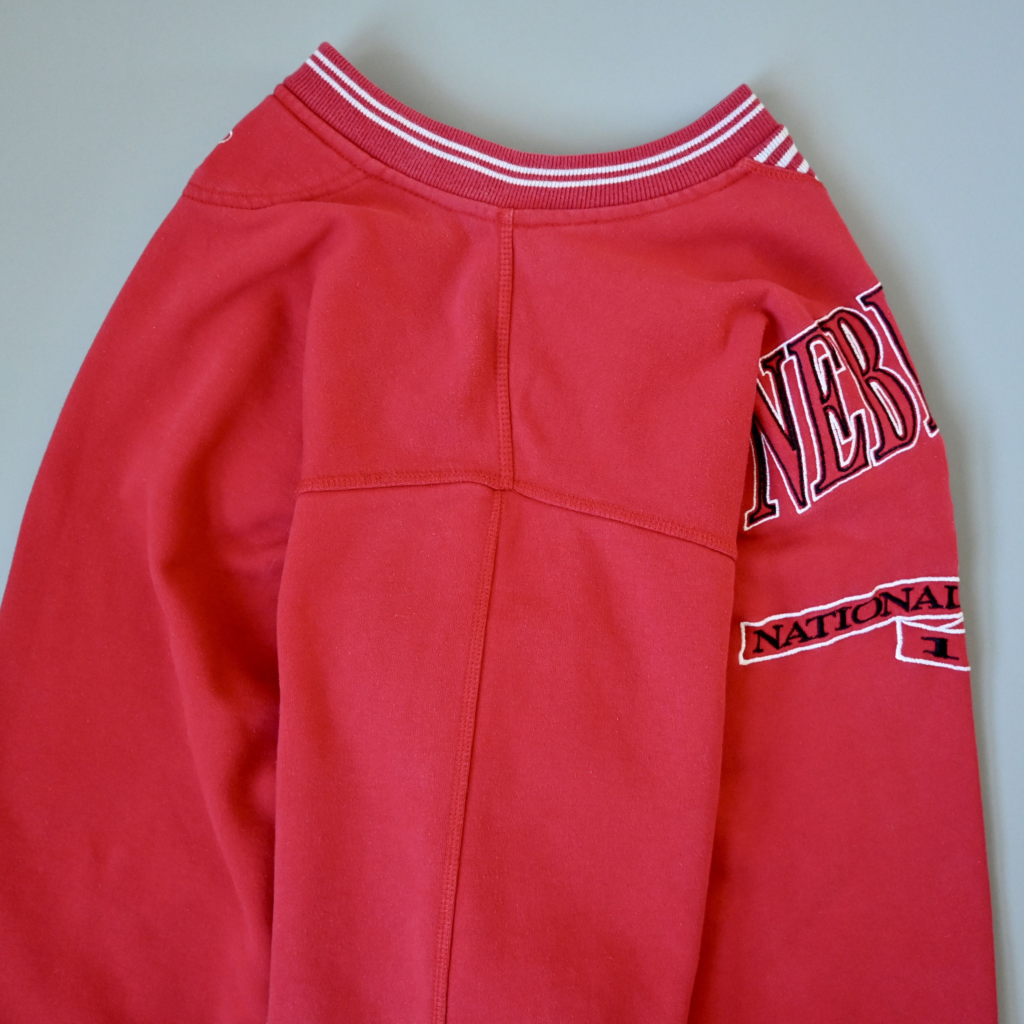 Vintage VTG Nebraska huskers 1994 champion embroidered sweatshirt Size US XL / EU 56 / 4 - 11 Thumbnail