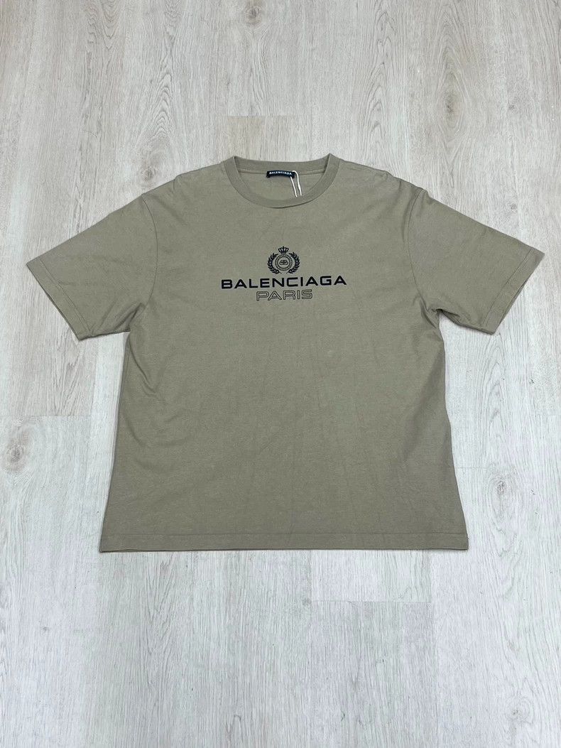 Balenciaga Balenciaga Wheat Pattern Short Sleeve, Khaki M Size US M / EU 48-50 / 2 - 1 Thumbnail
