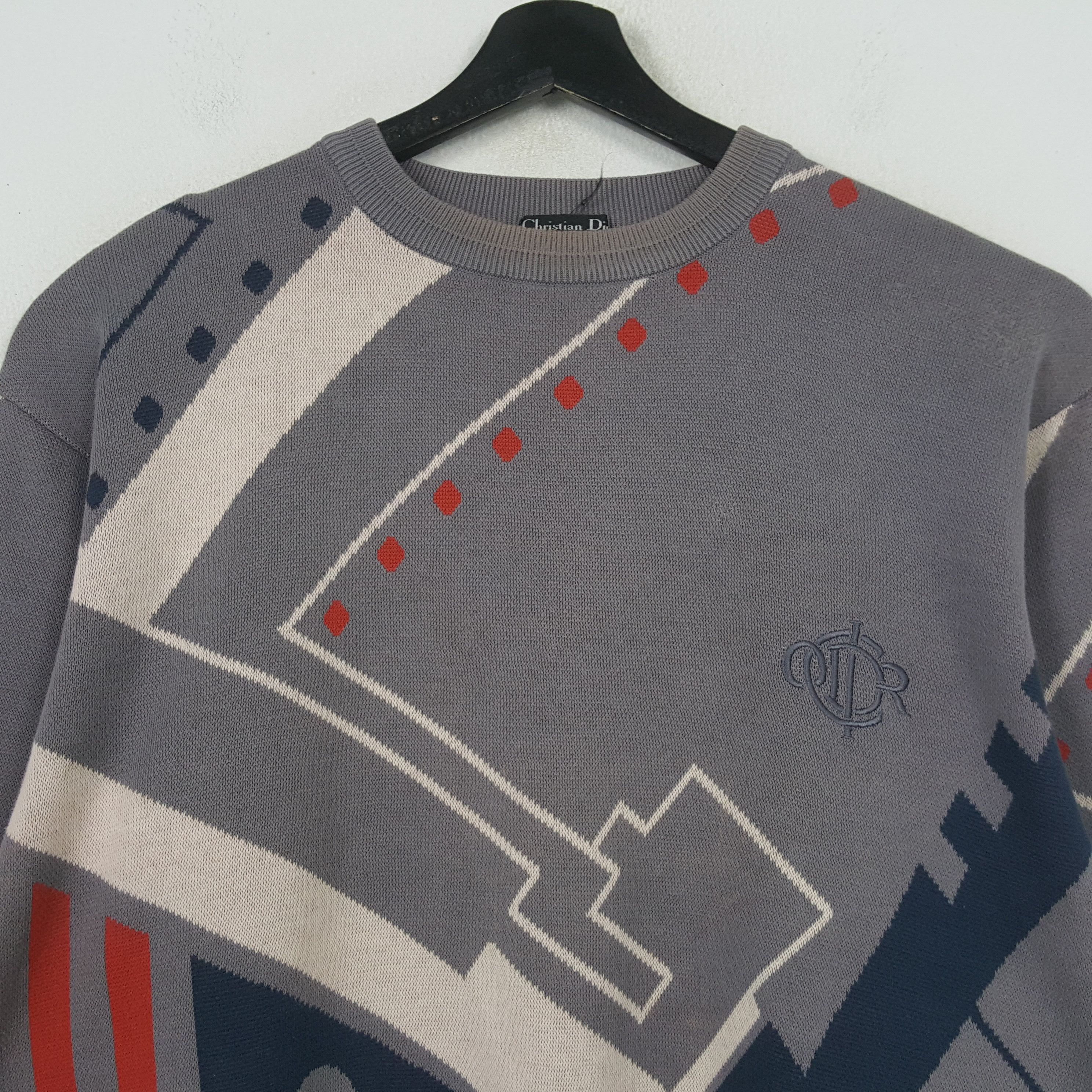 Christian Dior Monsieur Christian Dior Monsieur Fashion Brand Sweatshirt RR20 Size US L / EU 52-54 / 3 - 2 Thumbnail