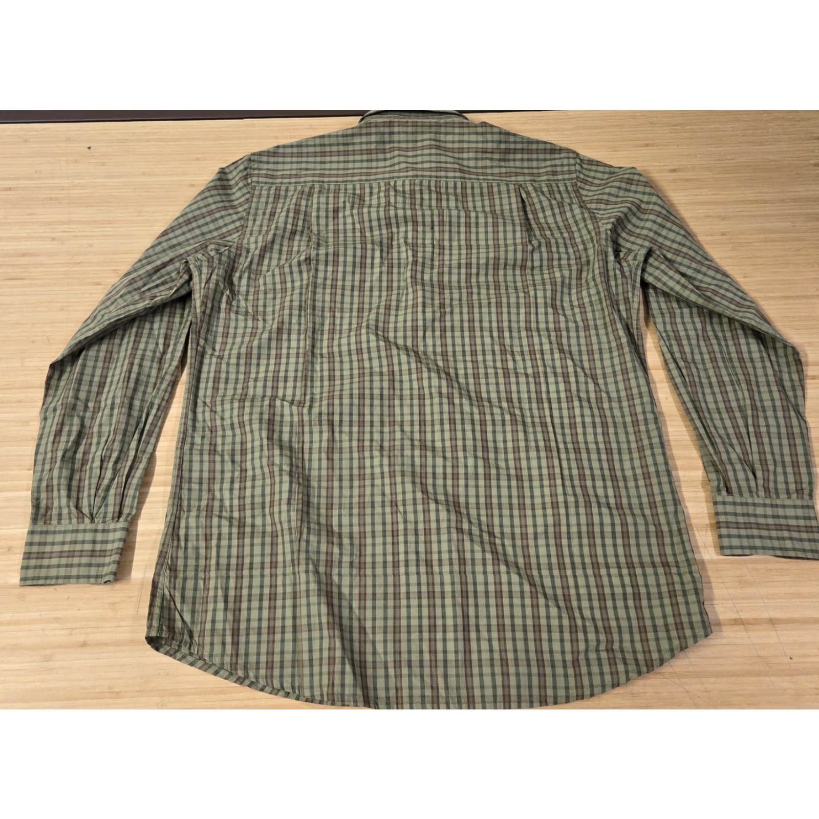 Vintage Beretta Shirt Mens Large Green Plaid Button Down Long Sleeve Hunting Tartan NWT Size US L / EU 52-54 / 3 - 7 Thumbnail