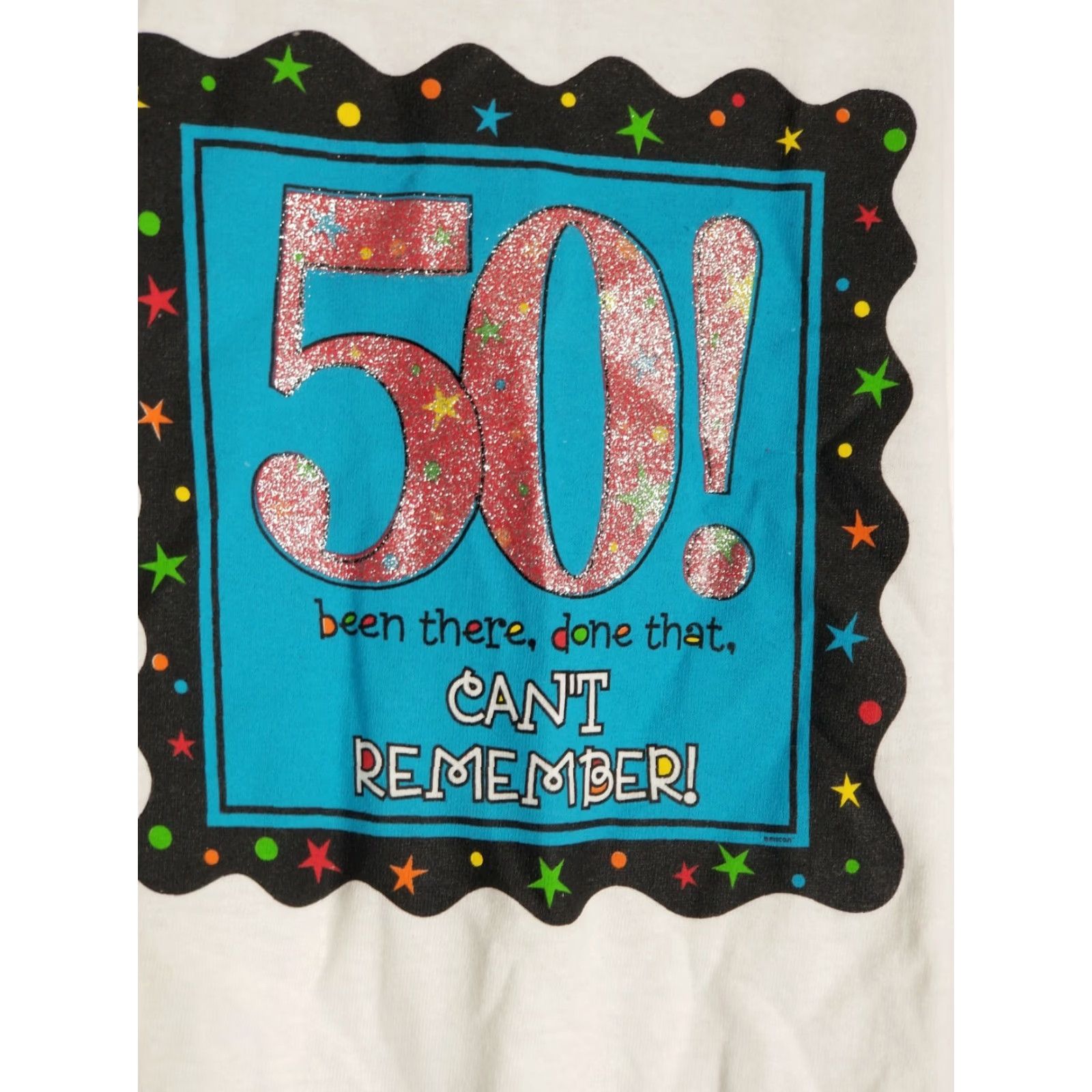 Vintage VINTAGE AmScan 50th Birthday T-Shirt Been There Done That Unisex Adults XL Yellow Crew Neck Short Sleeve Cotton 50th Birthday Mens Womens Boys Girls Size US XL / EU 56 / 4 - 2 Thumbnail