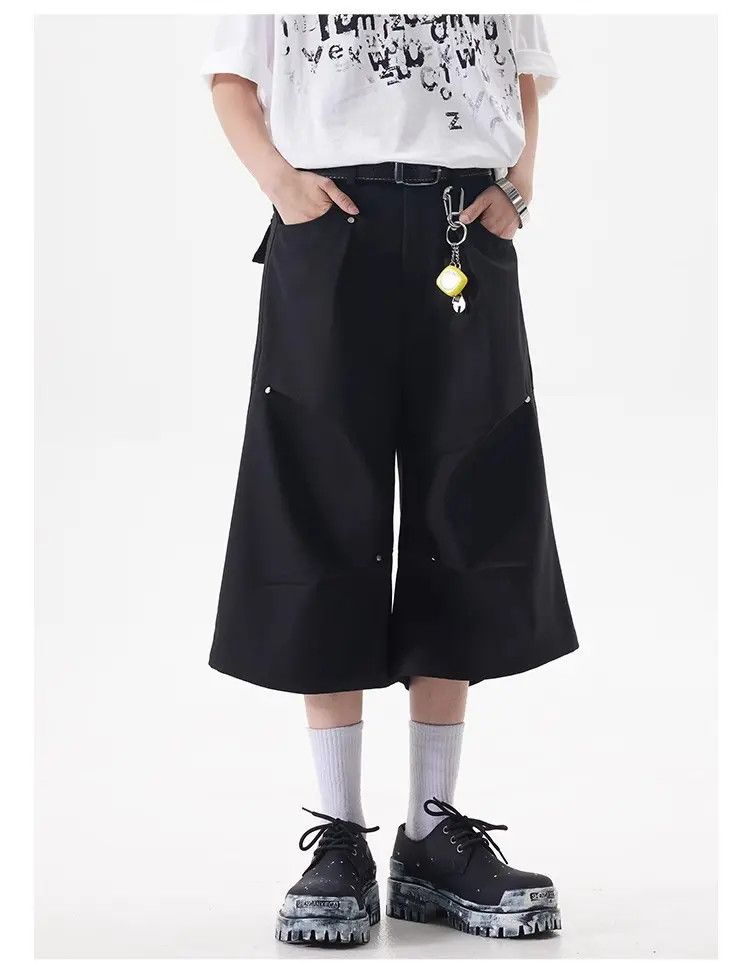 Japanese Brand × Vintage Retro wide leg pleated casual shorts Size US 30 / EU 46 - 1 Thumbnail