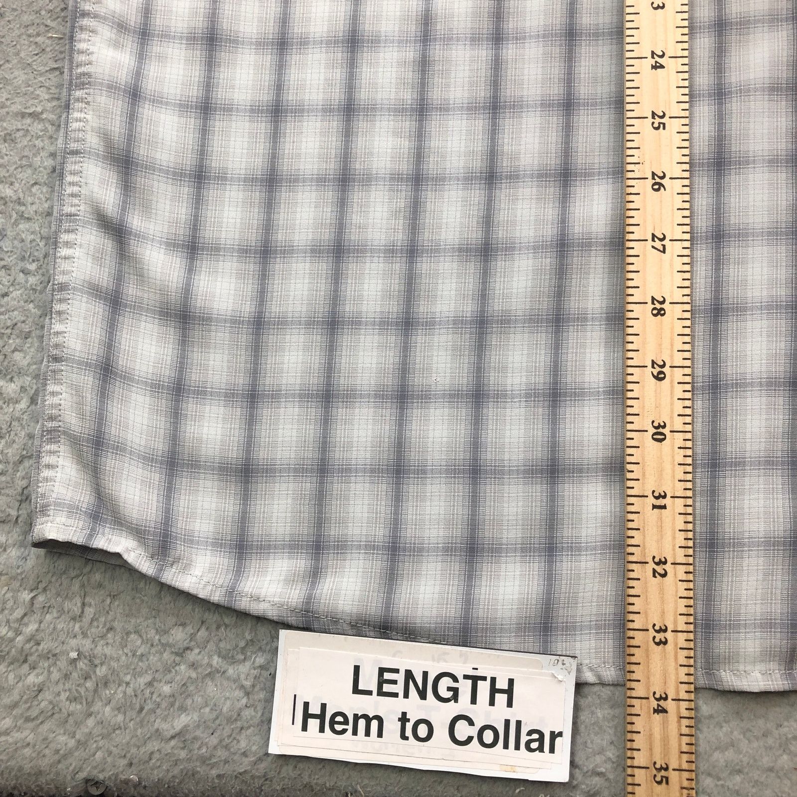 The North Face The North Face Mesh Crimmel Hiking Shirt Mens XXL Plaid Gray Size US XXL / EU 58 / 5 - 9 Thumbnail