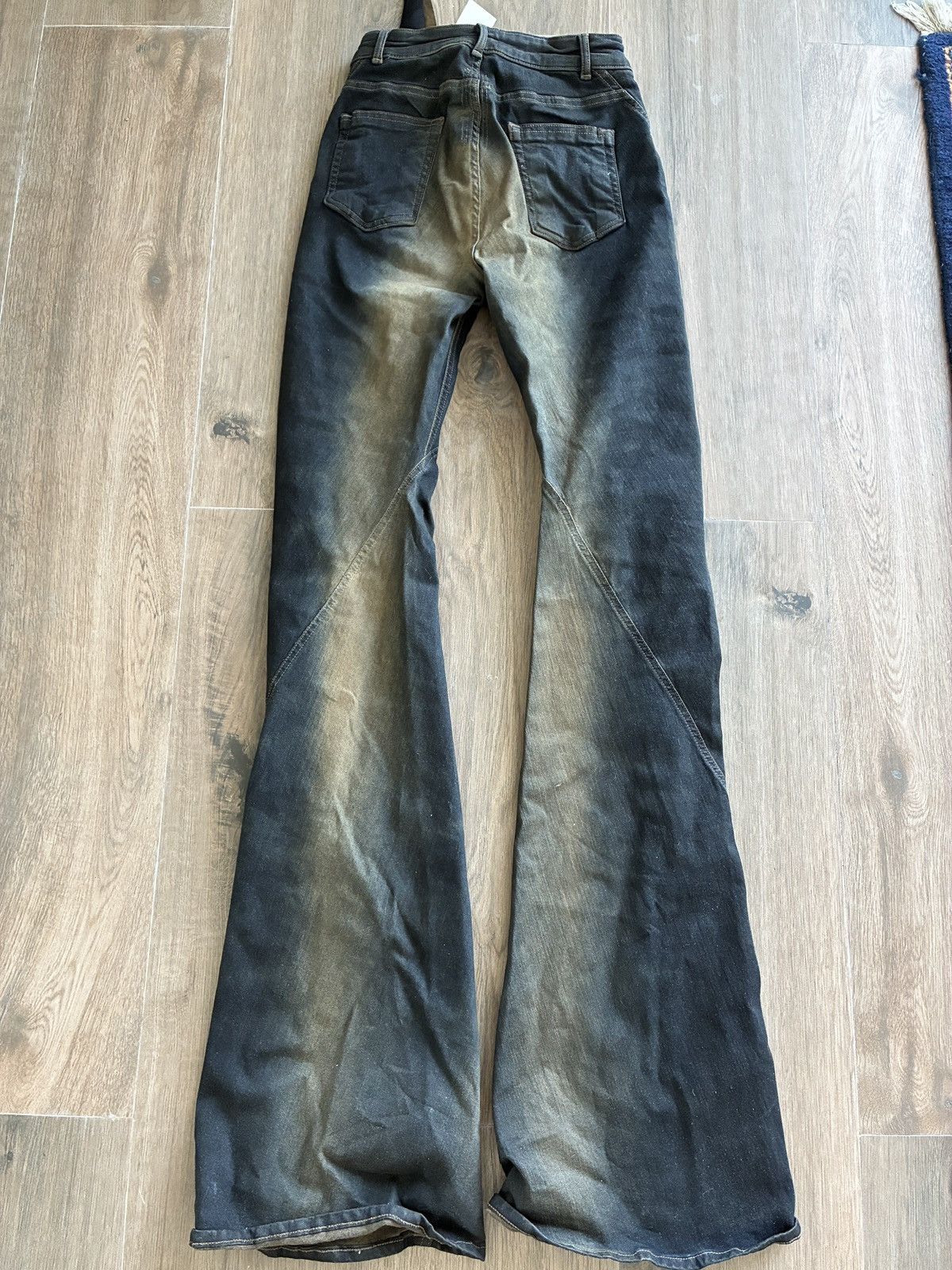 Rick Owens Drkshdw BIAS BOOTCUT DENIM Size 26" / US 2 / IT 38 - 7 Thumbnail