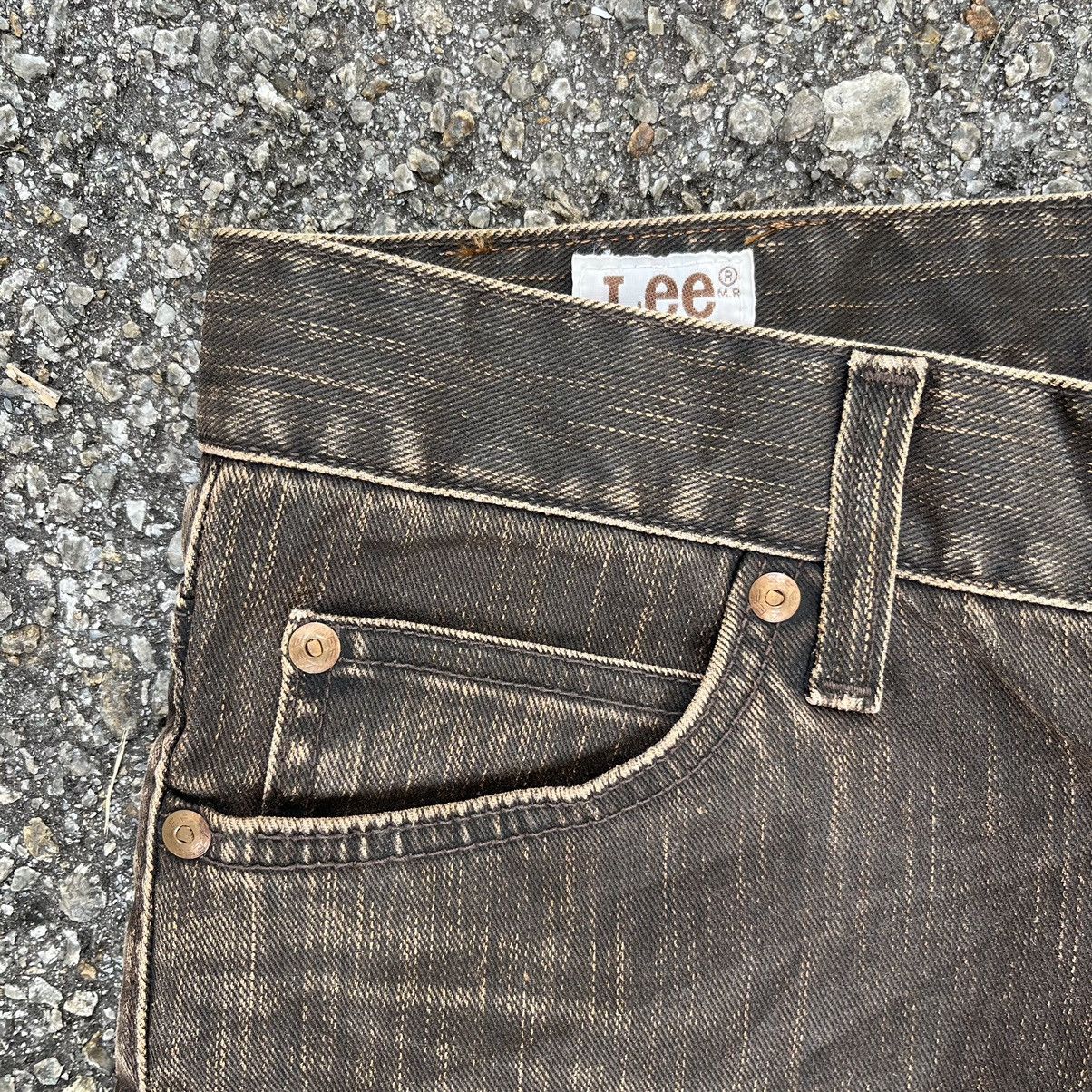 Japanese Brand Flared Lee Jeans Clawmark Faded Brown Bootcut Pants Size US 32 / EU 48 - 5 Thumbnail