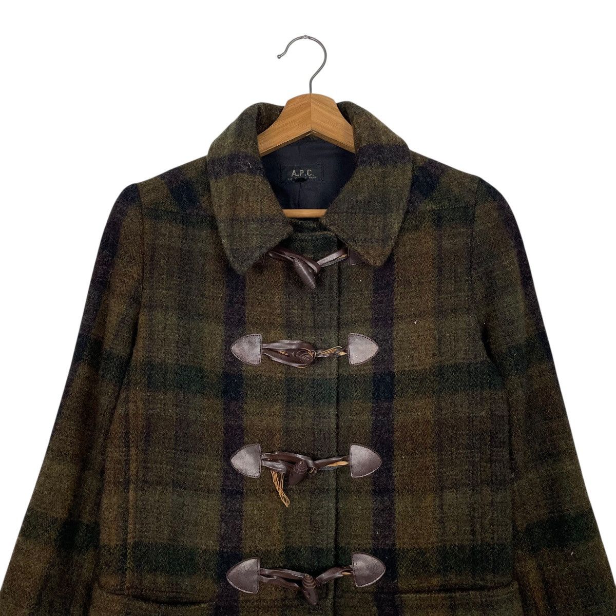 A.P.C. Vintage APC Tartan Duffle Coat Size XS / US 0-2 / IT 36-38 - 2 Thumbnail