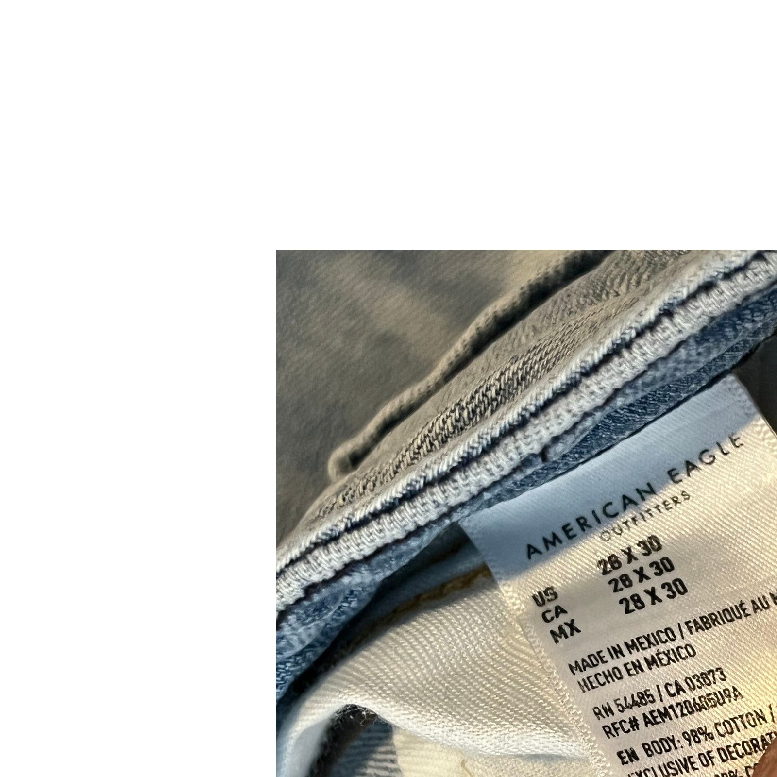 American Eagle Outfitters American Eagle Skinny Jeans Mens 28x30 Size US 28 / EU 44 - 5 Thumbnail