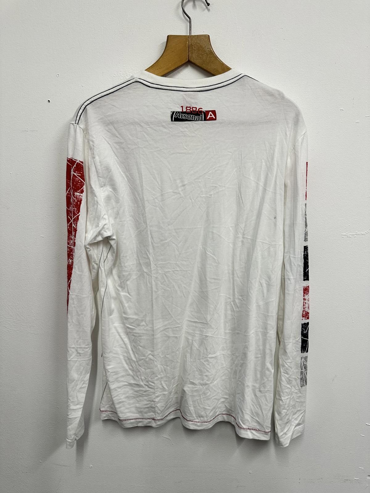 Other Arsenal White Long Sleeve Graphic T-Shirt Medium Size US M / EU 48-50 / 2 - 4 Thumbnail