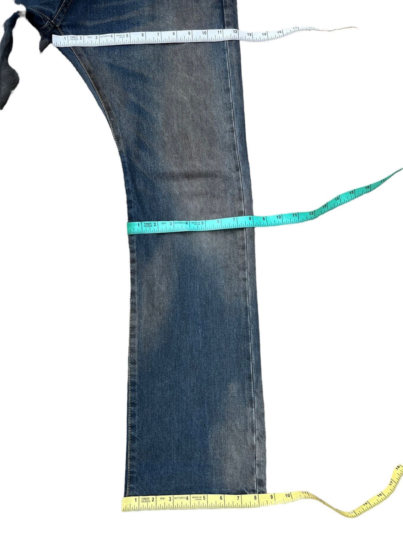 If Six Was Nine × Japanese Brand × Le Grande Bleu (L.G.B.) EVERY DENIM Japan Mud Washed Denim Flare Jeans Size US 34 / EU 50 - 4 Thumbnail