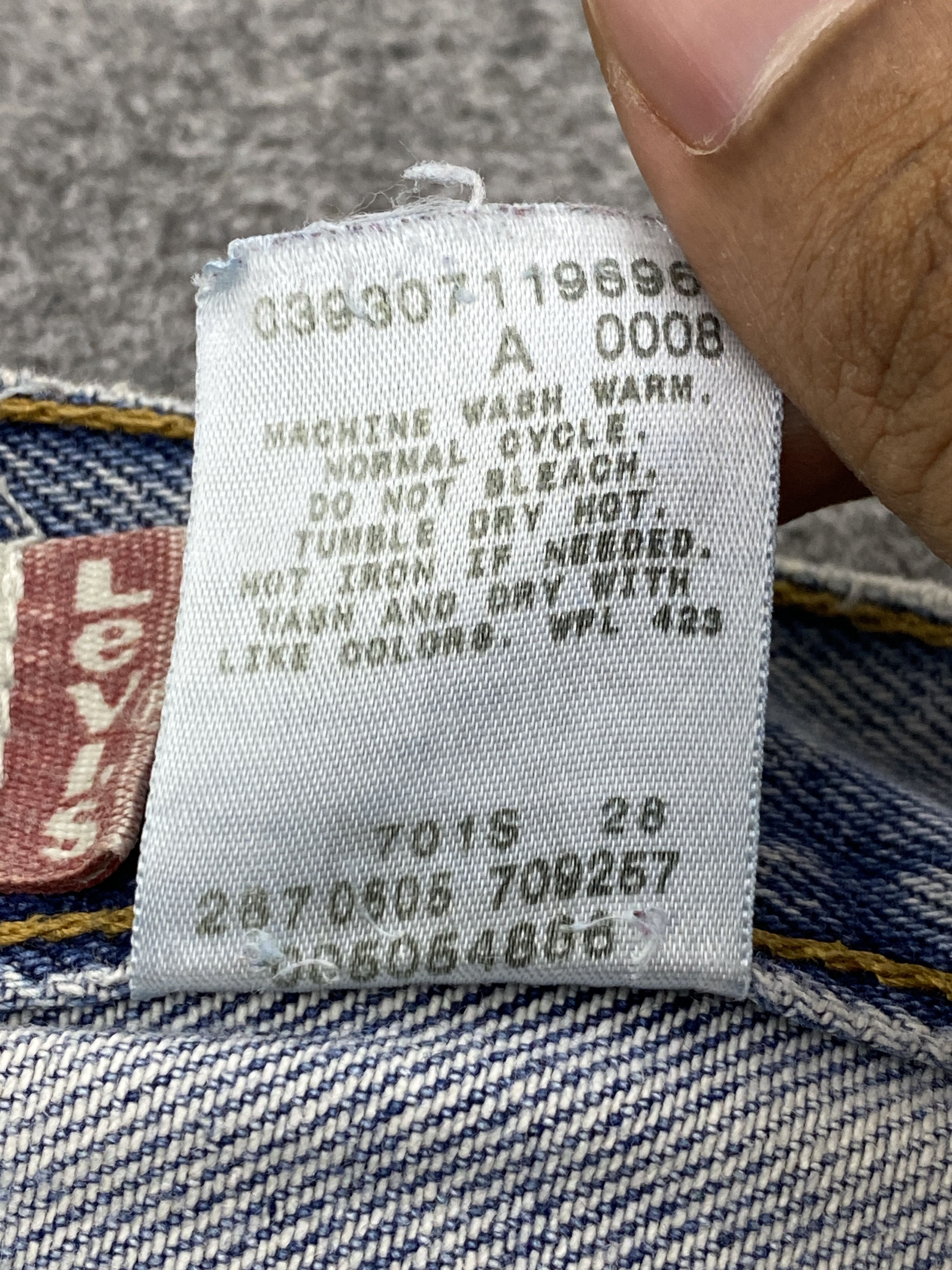 Levi's × Vintage Vintage Levis 505 Faded Blue Jeans DP2616 Size US 34 / EU 50 - 8 Thumbnail