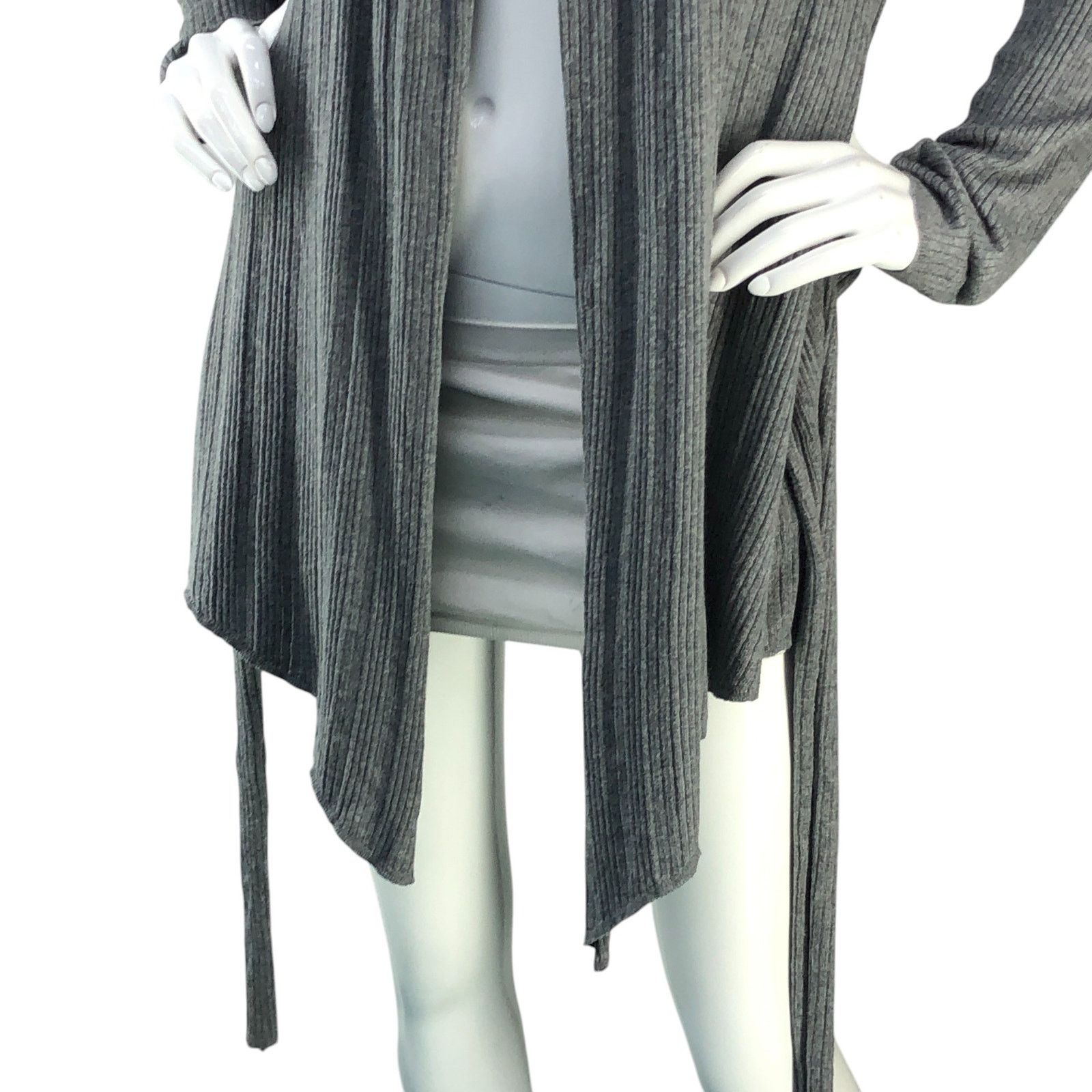 L'AGENCE L'Agence Sz S Cardigan Cashmere Silk Cotton Primrose Plisse Size S / US 4 / IT 40 - 3 Thumbnail