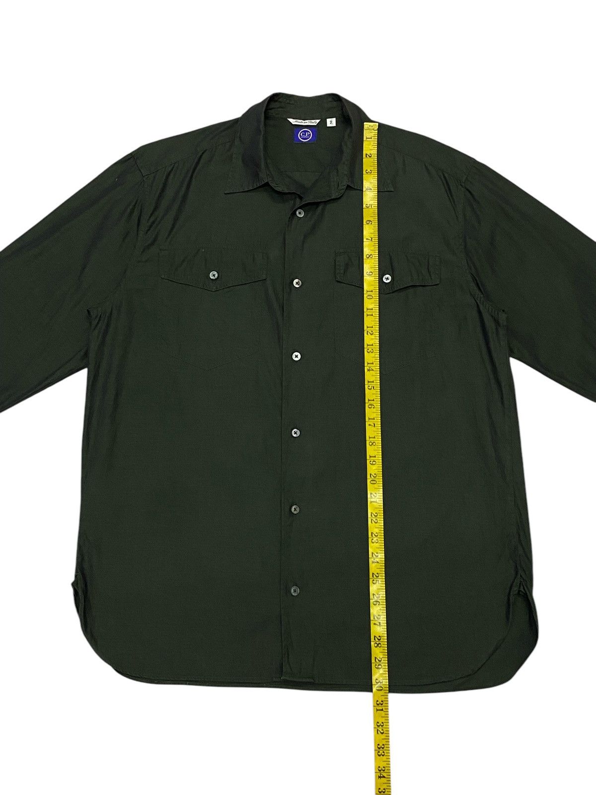 C.P. Company × Vintage Vintage 1995 C.P COMPANY Long Sleeve Shirt Button Ups Size US M / EU 48-50 / 2 - 11 Thumbnail