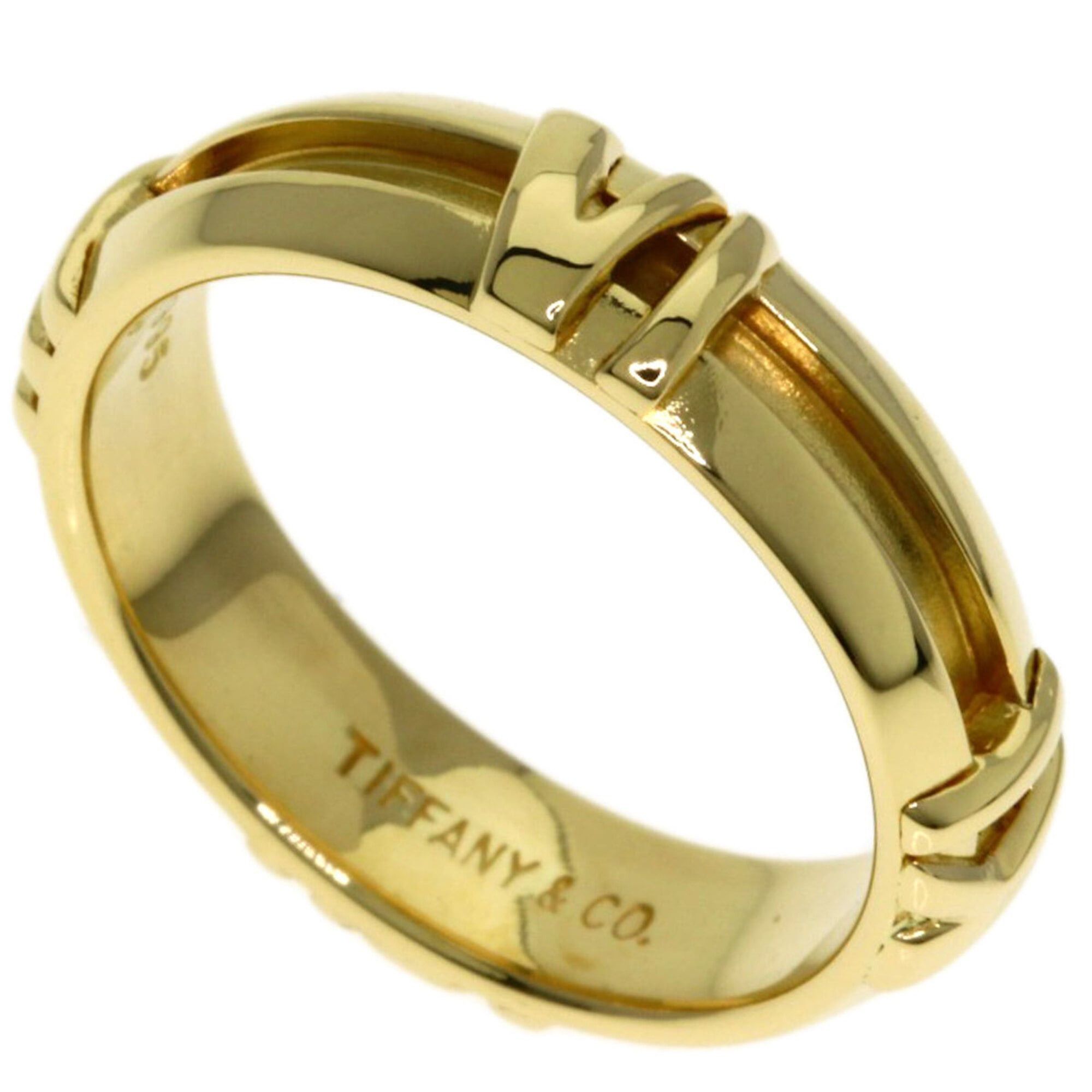 Tiffany & Co. Tiffany & Co. Atlas Numeric Ring, 18K Yellow Gold, Women's. Size ONE SIZE - 1 Thumbnail