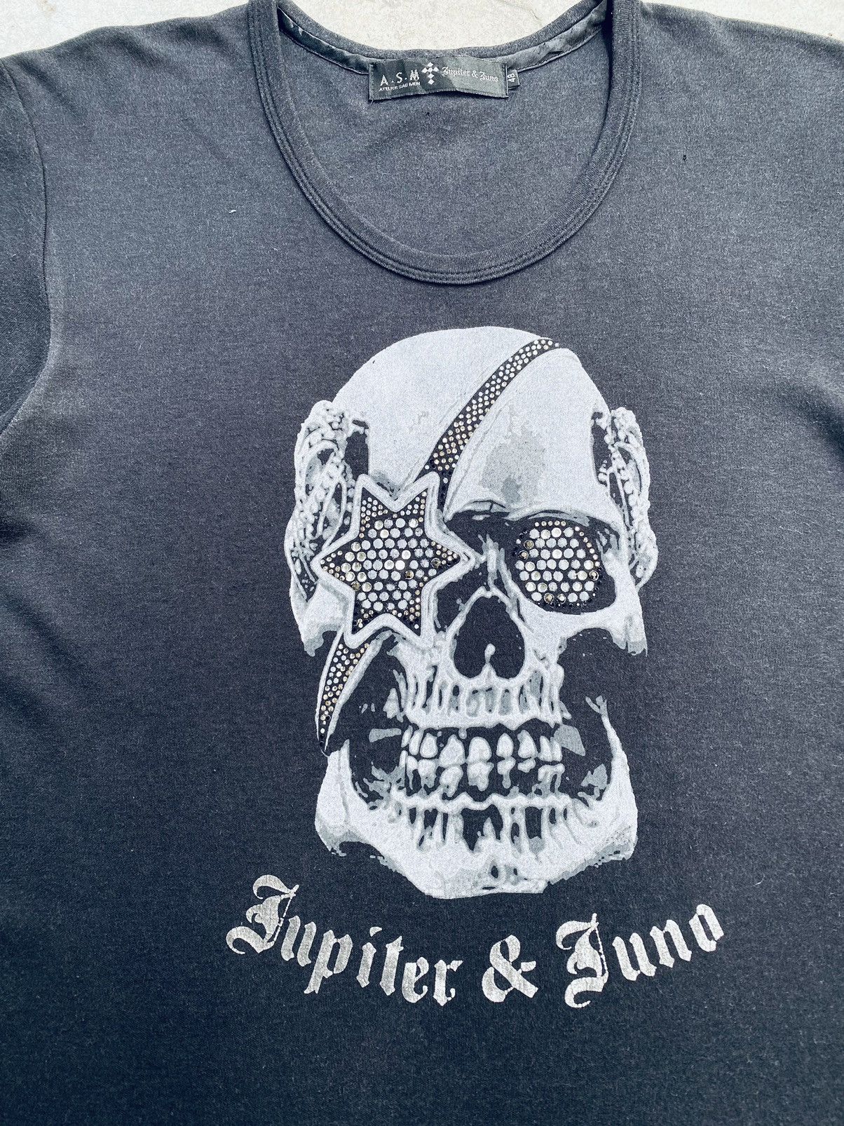 Japanese Brand Vintage Rare Jupiter Juno Skull Tees Size US S / EU 44-46 / 1 - 4 Thumbnail