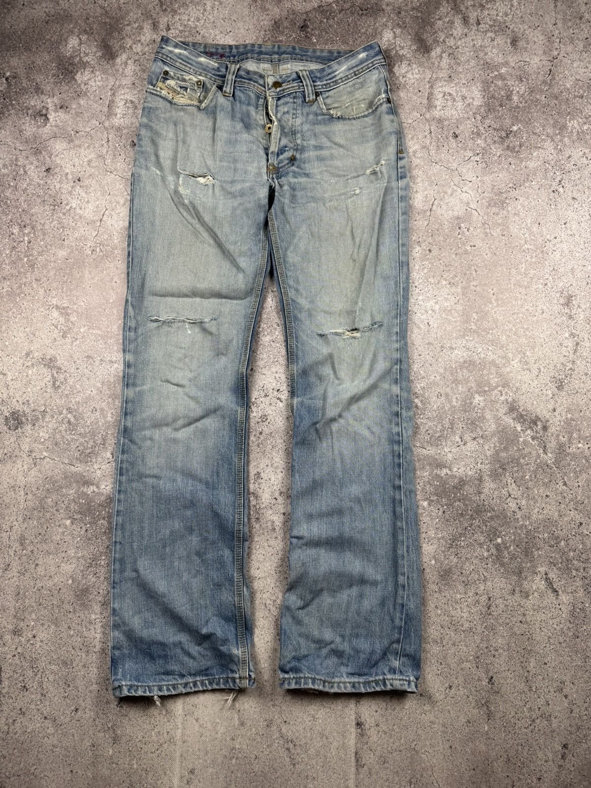 Hysteric Glamour × If Six Was Nine × Le Grande Bleu (L.G.B.) CRAZY FLARED DIESEL JEANS If Six Was Nine japanese style Size US 31 - 1 Thumbnail