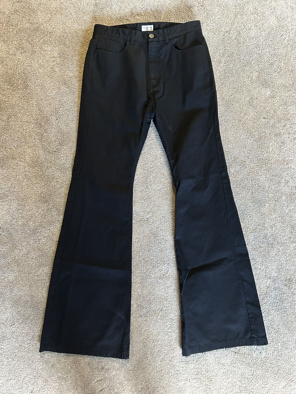BALENCIAGA　Flared Lost tapes Black ズボン Flared pants