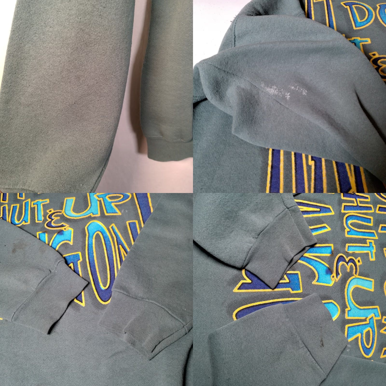 Tultex VINTAGE Tultex Sweatshirt L Men Green 90s Busch Gardens Williamsburgh VA Roller Coaster Distressed Graphic Print Pullover Crew Neck Long Sleeve Size US L / EU 52-54 / 3 - 11 Thumbnail