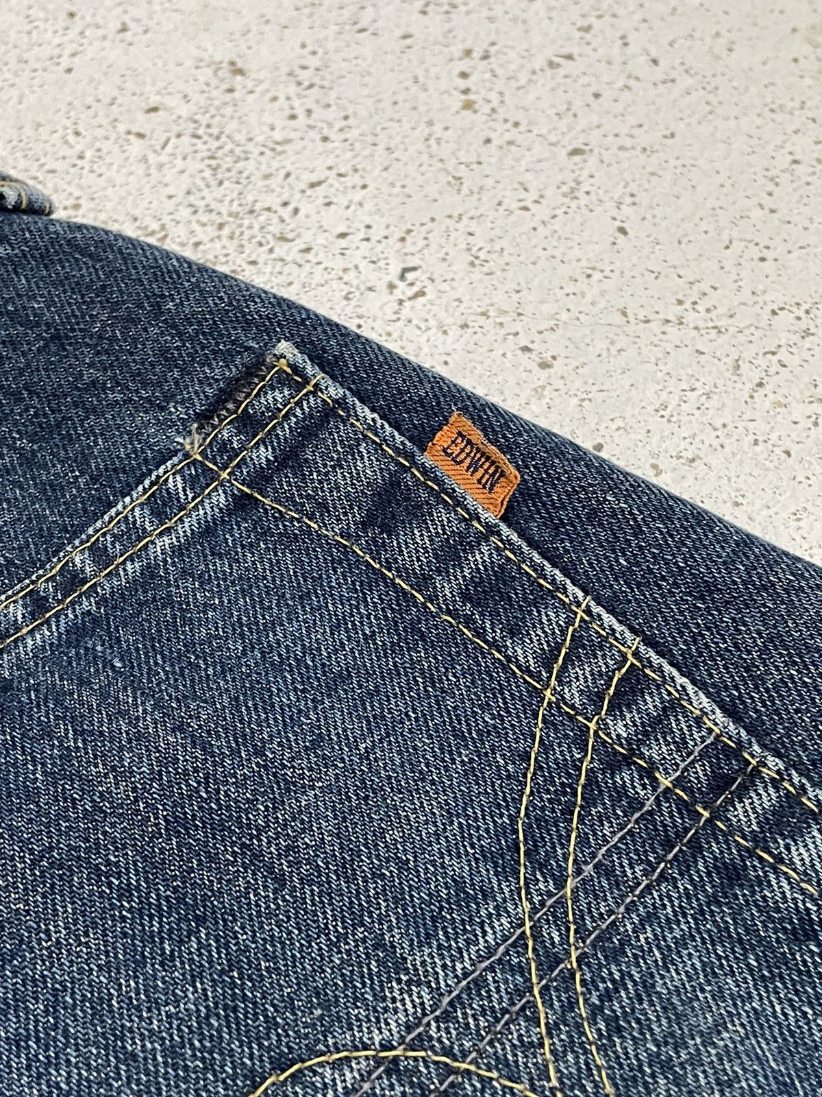Edwin Edwin 505 Vintage Selvedge Indigo Loose Denim Pants Size US 30 / EU 46 - 17 Thumbnail